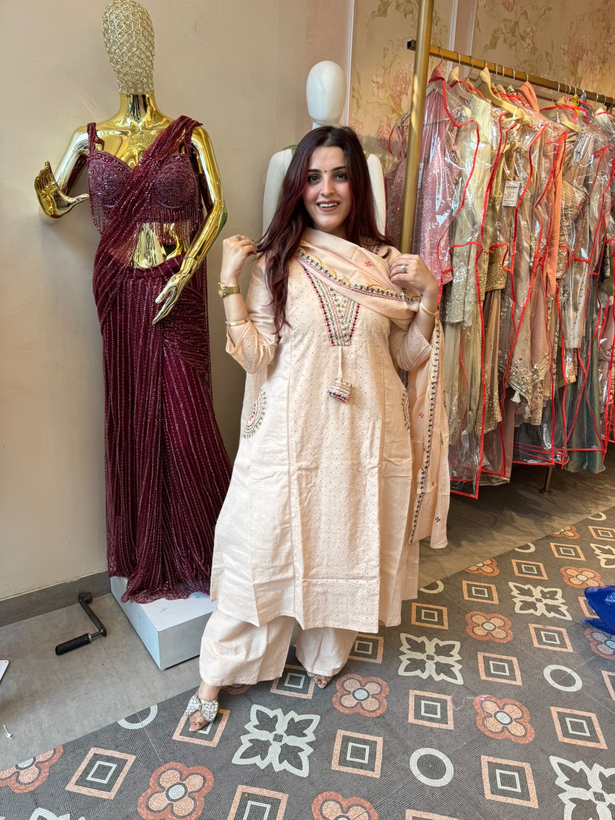 Saani Chikankari Kurta Set