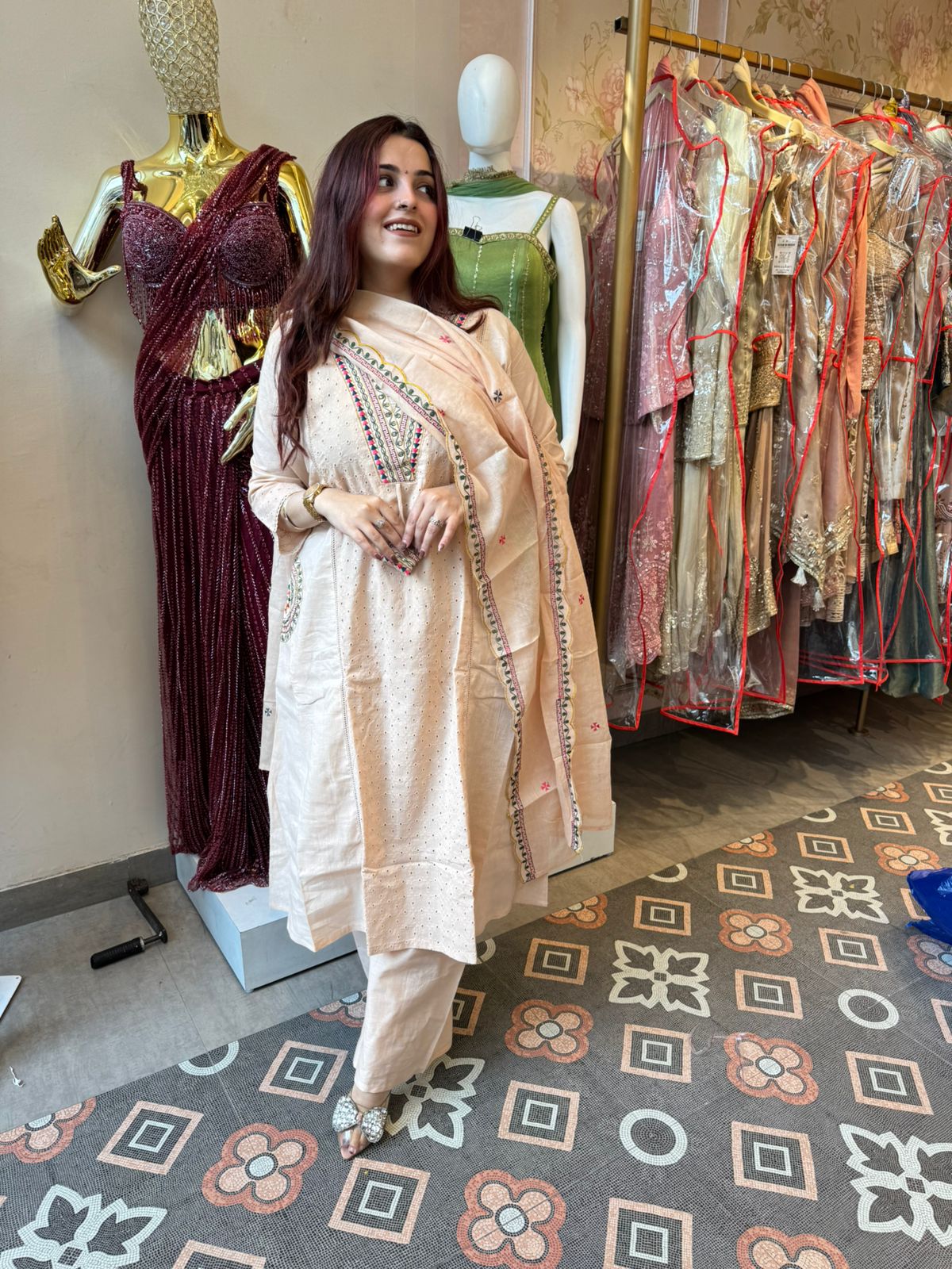 Saani Chikankari Kurta Set