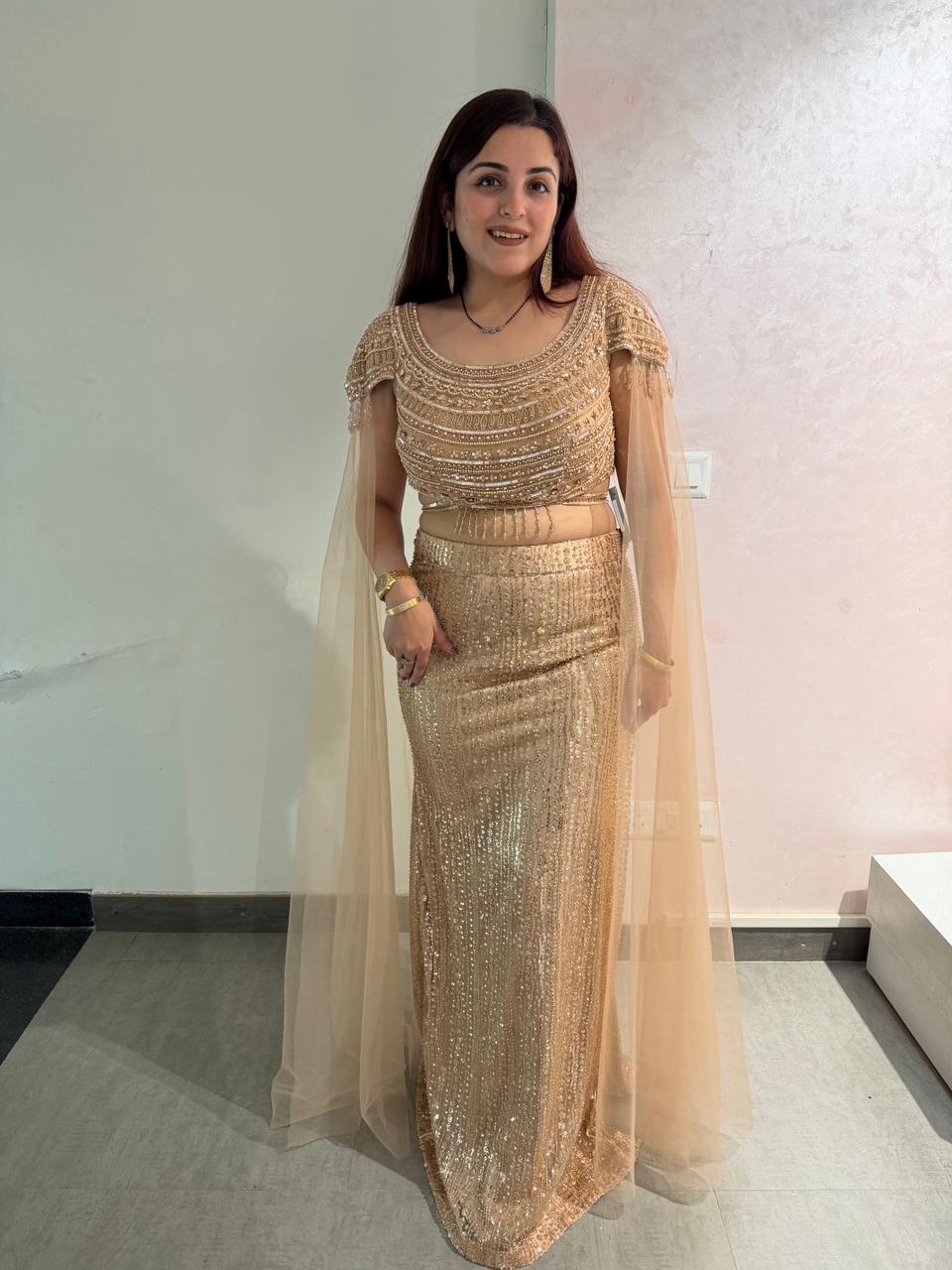 Imogen Embellished indo Western set