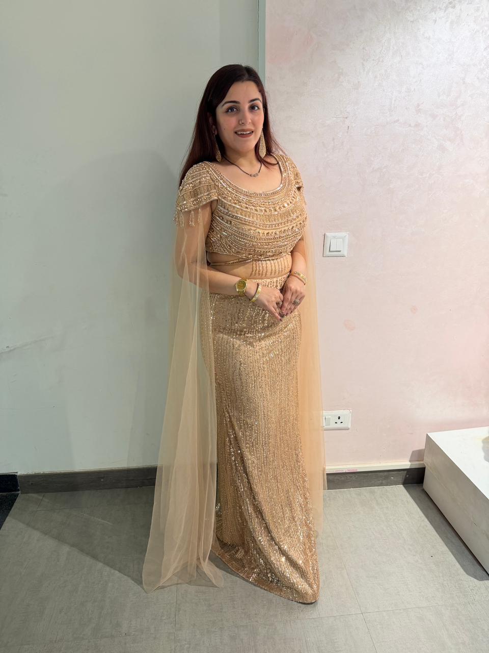 Imogen Embellished indo Western set