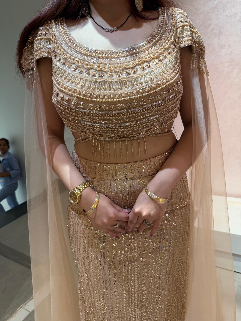 Imogen Embellished indo Western set