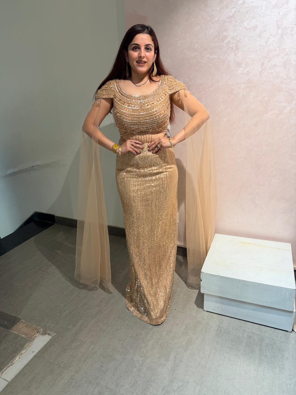 Imogen Embellished indo Western set