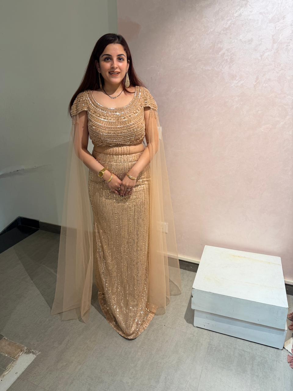 Imogen Embellished indo Western set