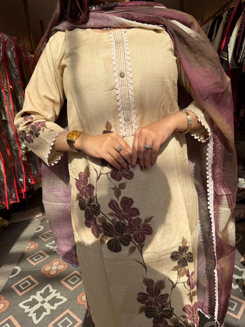 Anali Blossom Elegant Suit Set