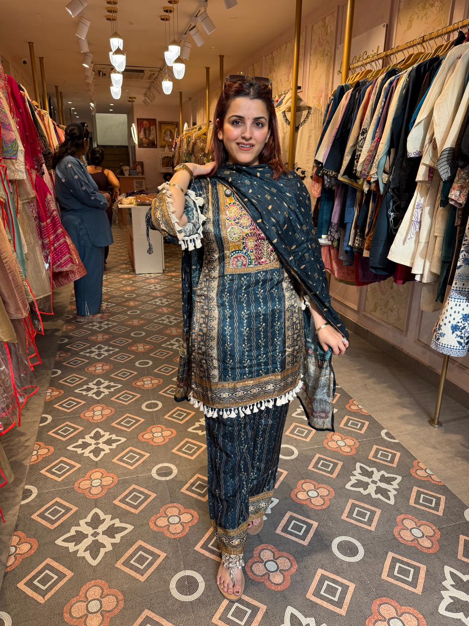 Julia Embroidered Suit Set