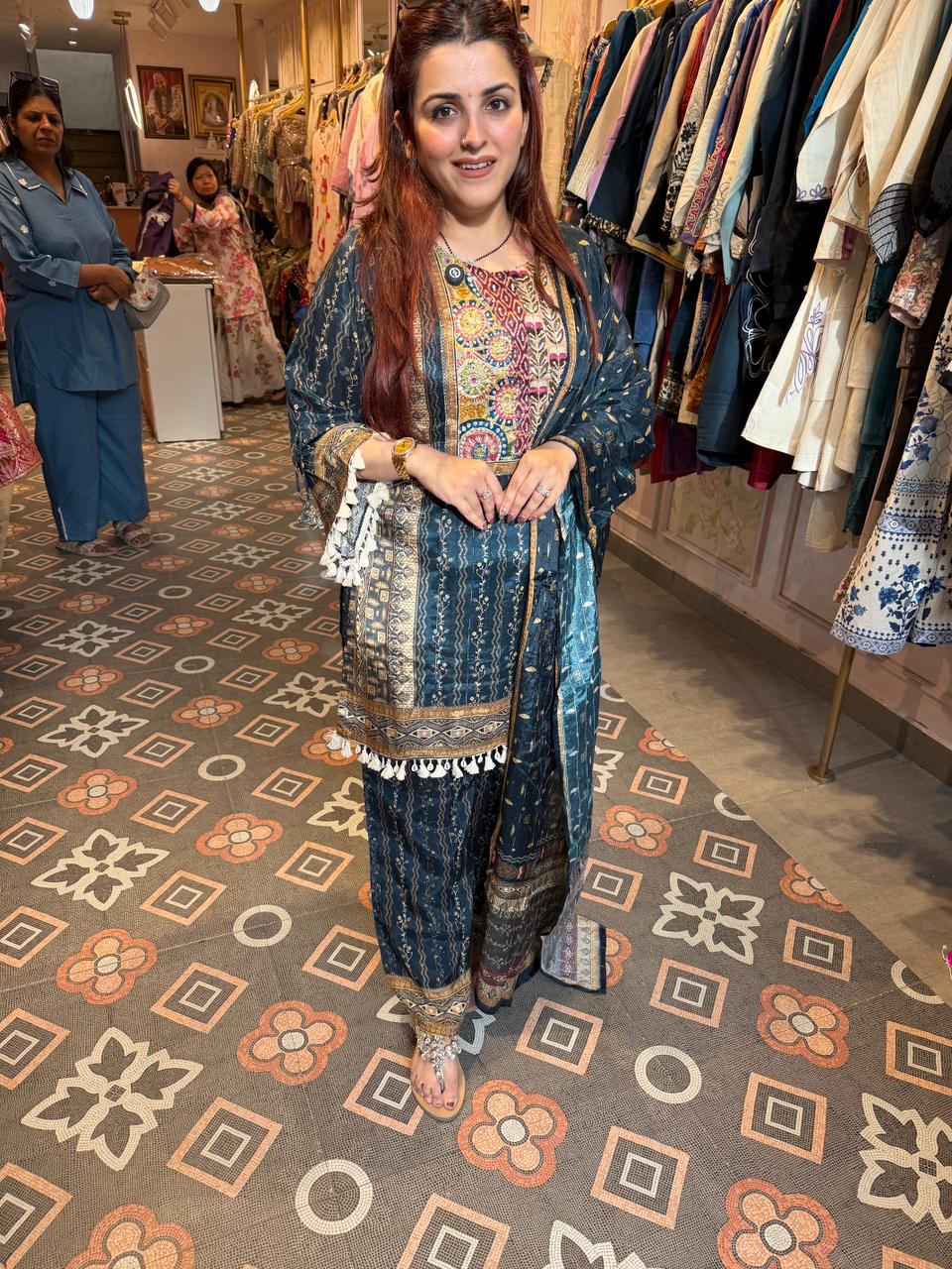 Julia Embroidered Suit Set
