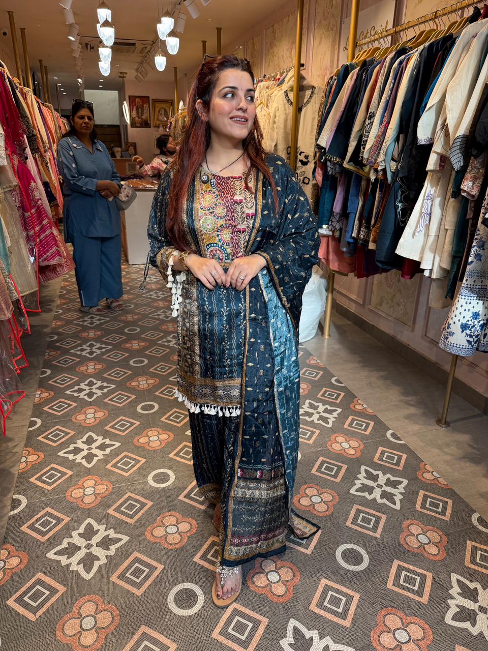 Julia Embroidered Suit Set