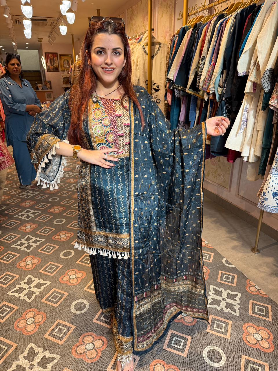 Julia Embroidered Suit Set