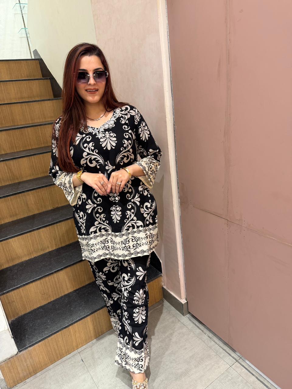 Noir Regal Co-Ord Set