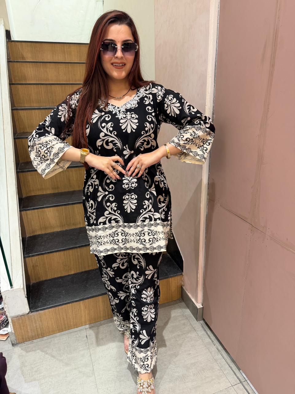 Noir Regal Co-Ord Set