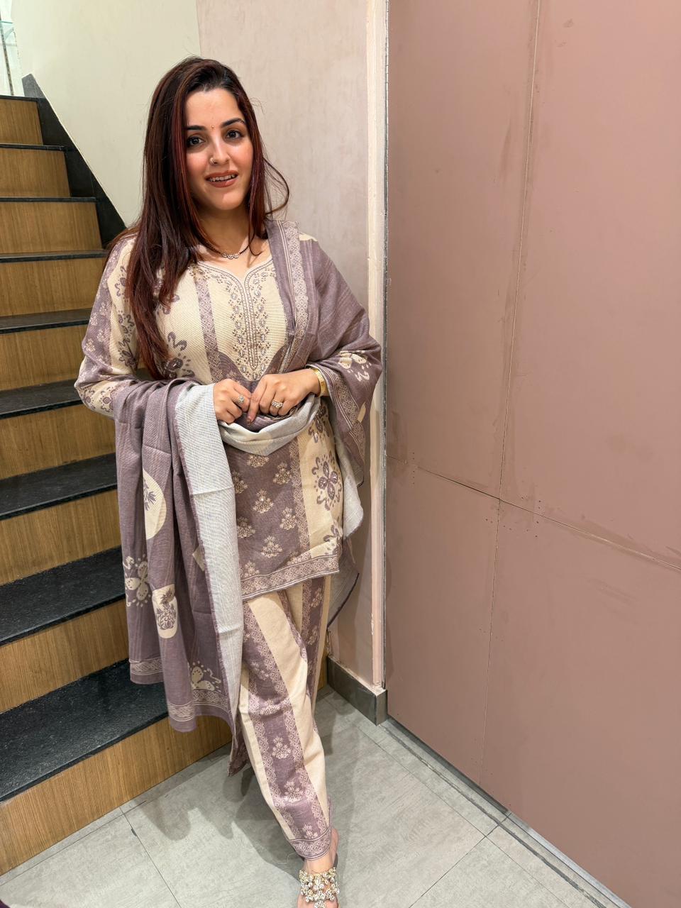 Shinu Heritage Printed Suit Set