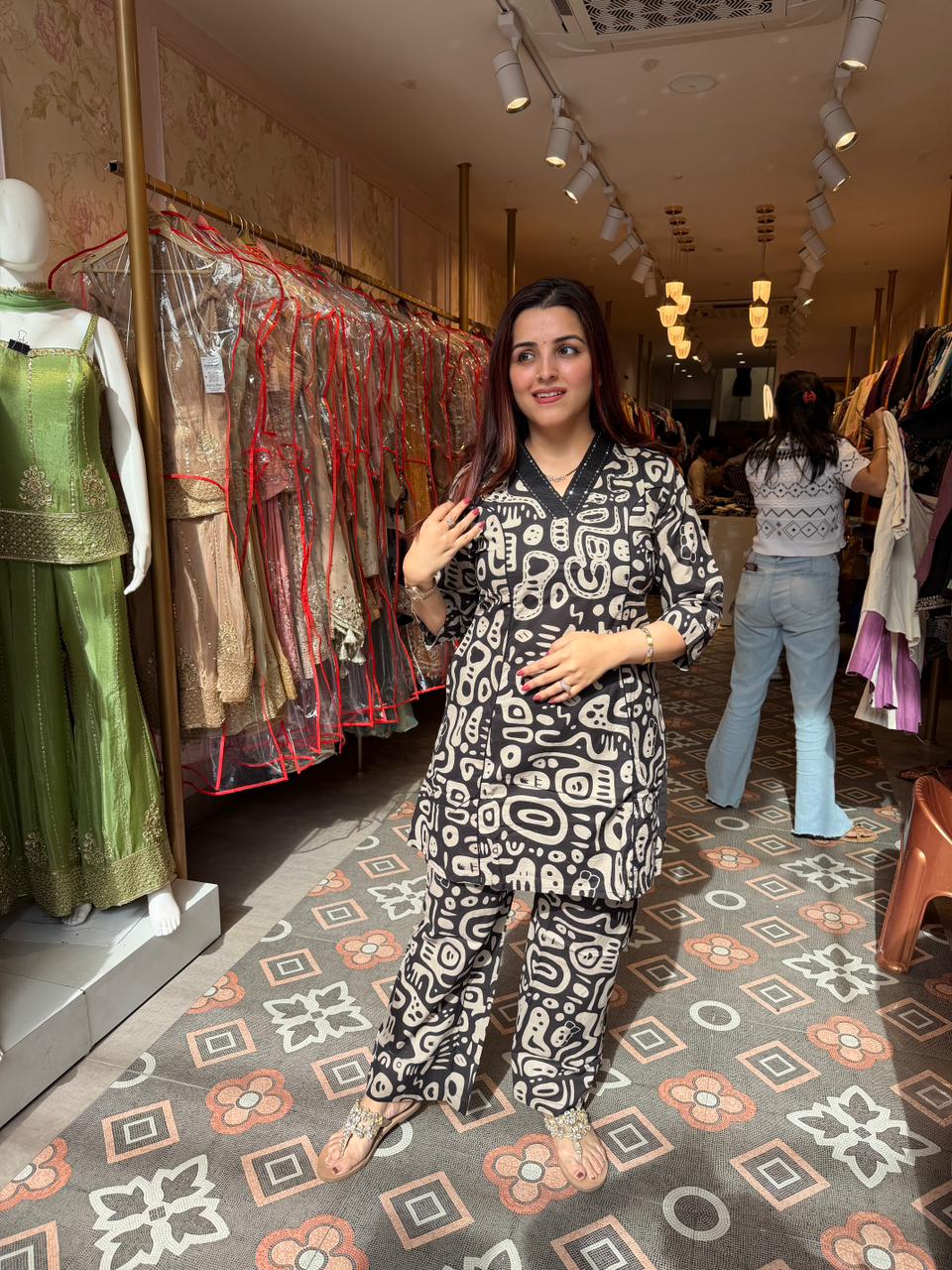 Monochrome Co-ord Set