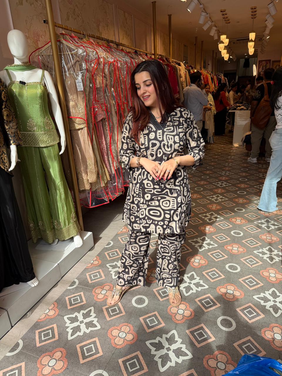 Monochrome Co-ord Set