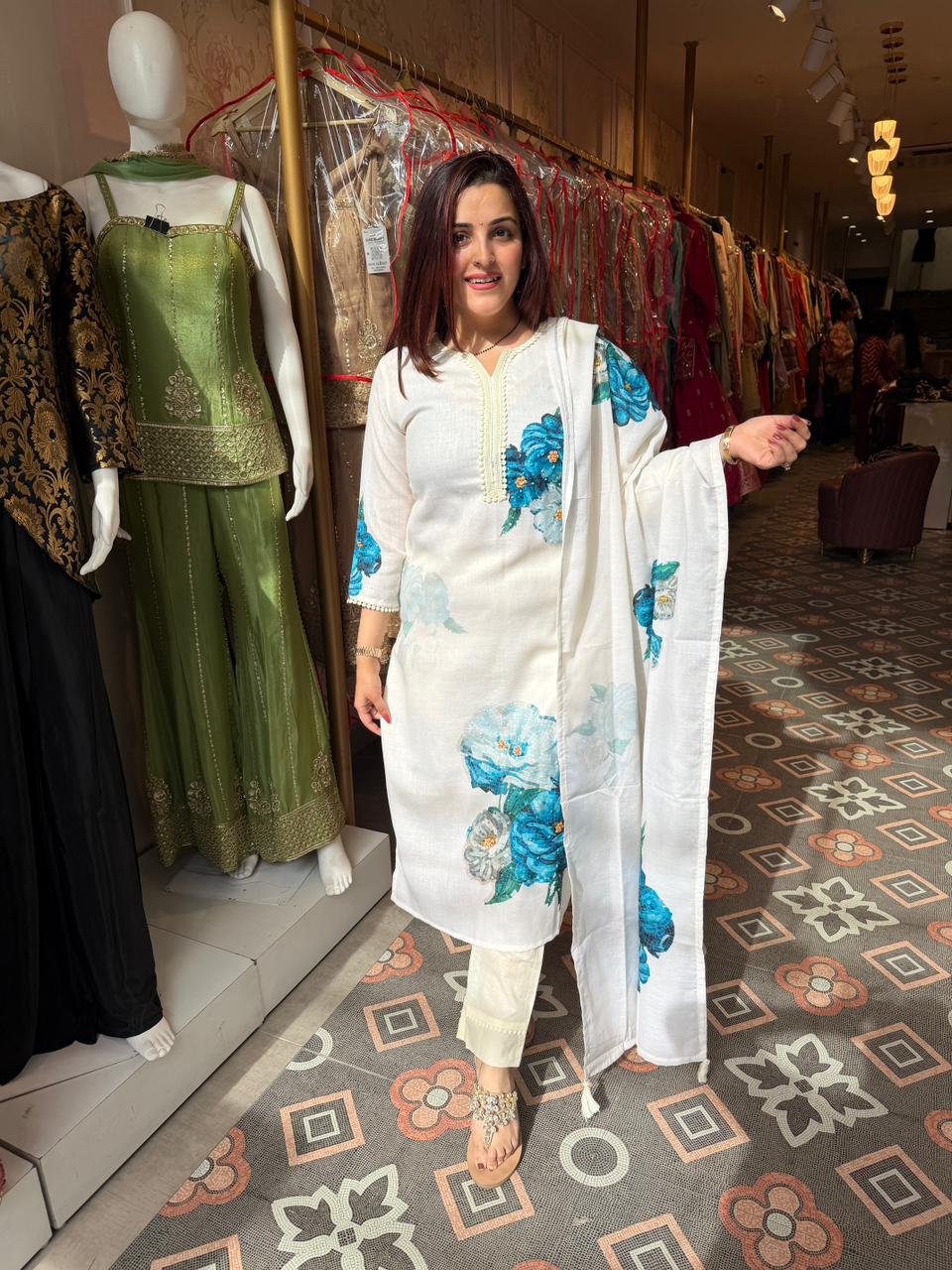 Azar Floral Suit Set