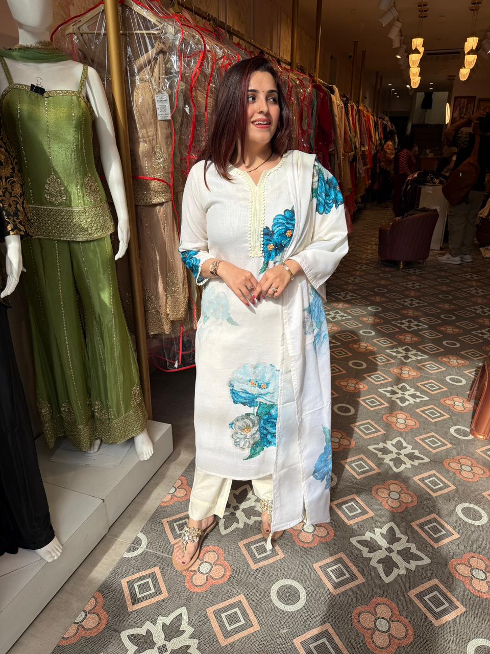 Azar Floral Suit Set