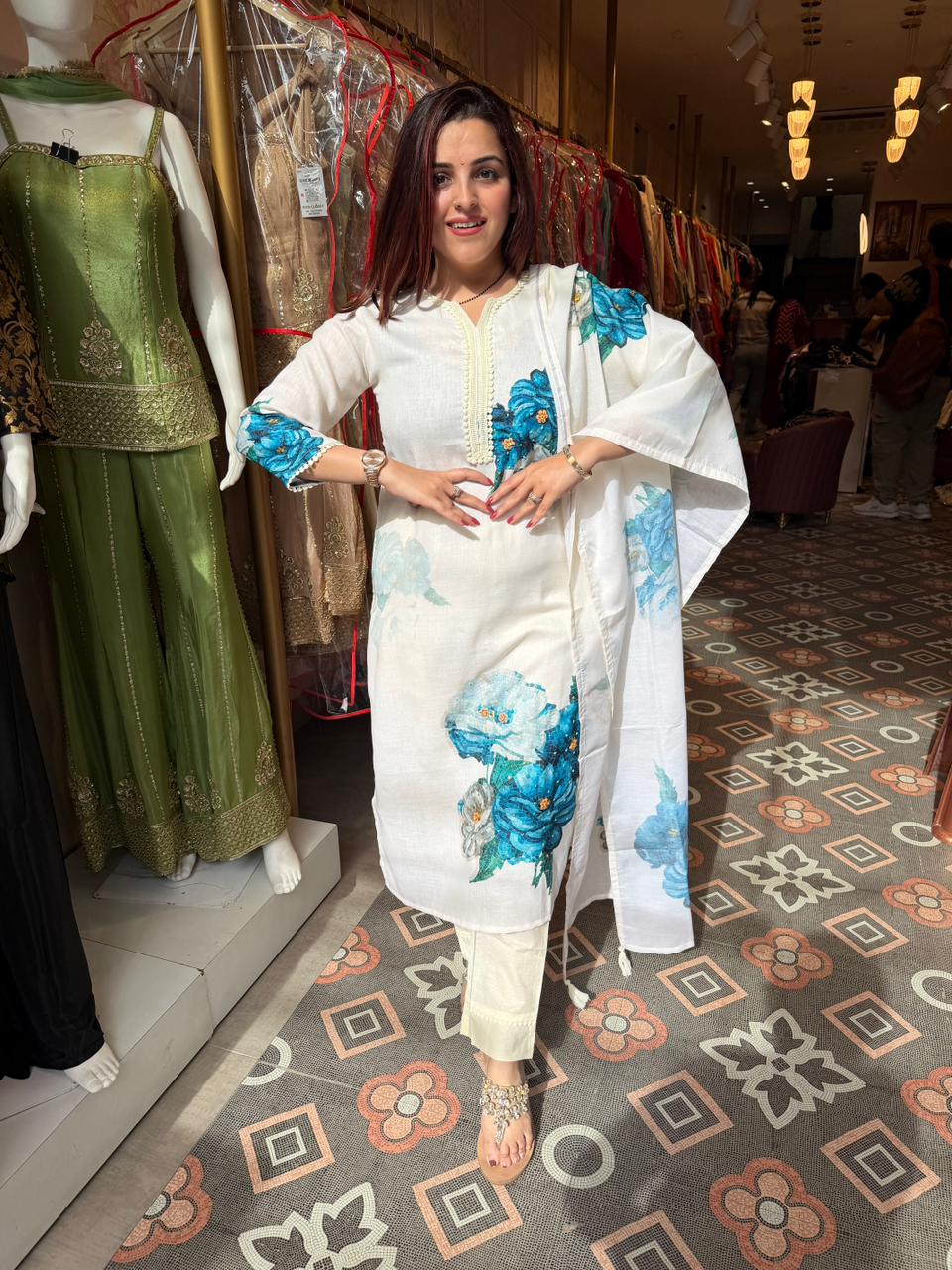 Azar Floral Suit Set