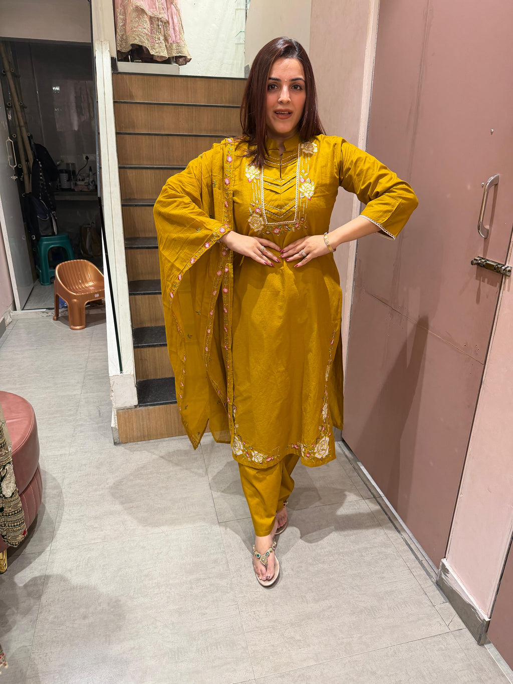 Gulzar Embroidered Suit Set
