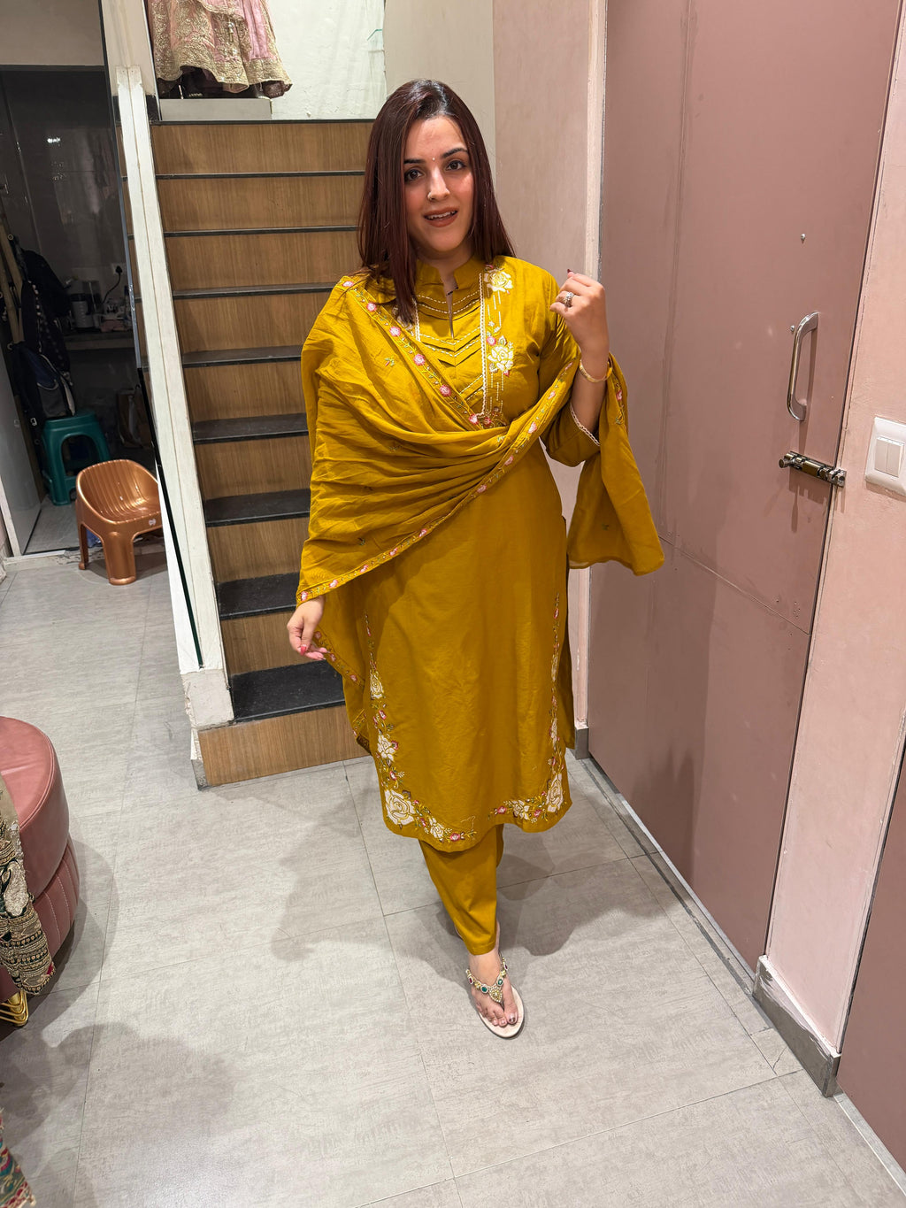 Gulzar Embroidered Suit Set