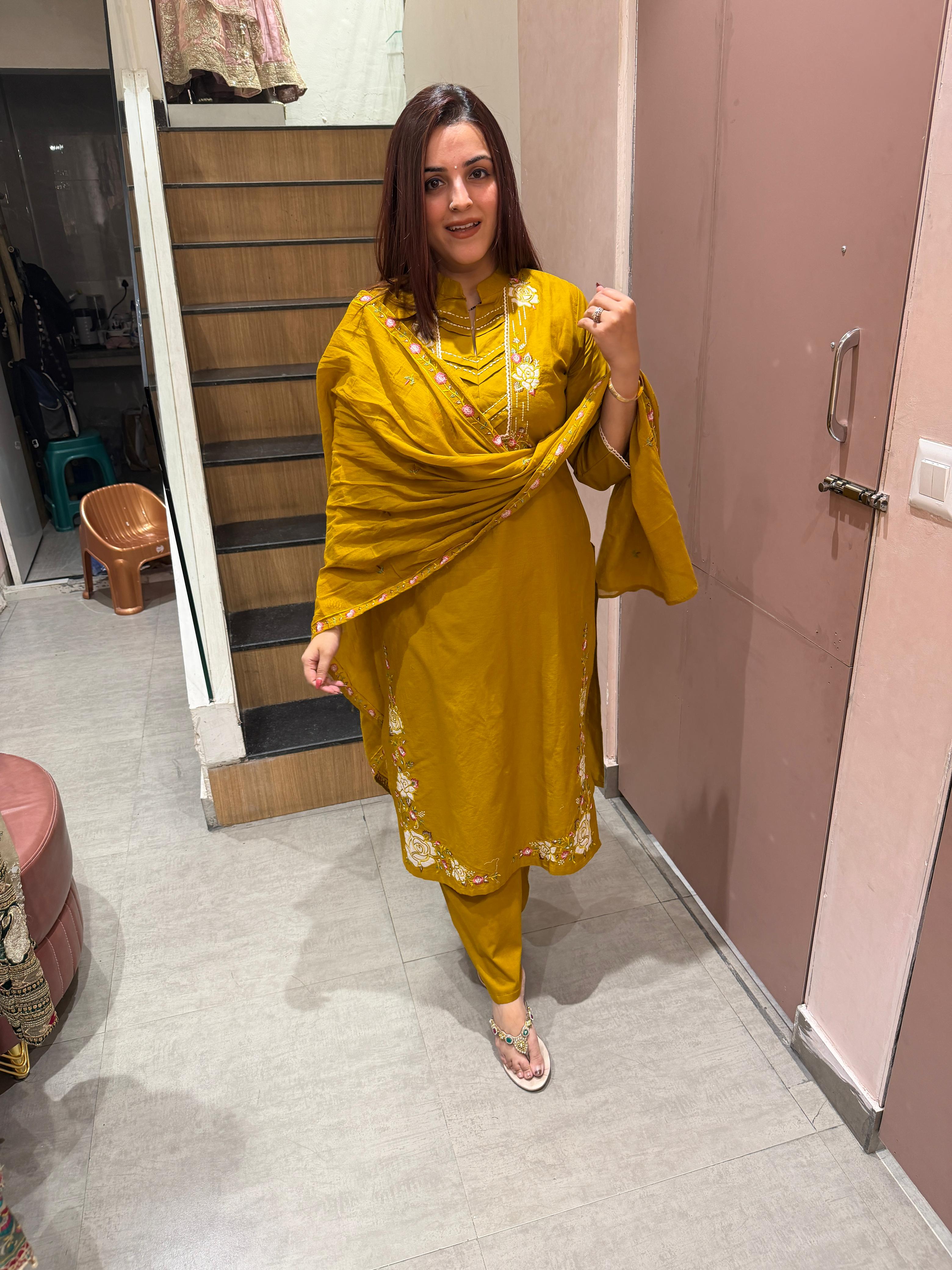 Gulzar Embroidered Suit Set