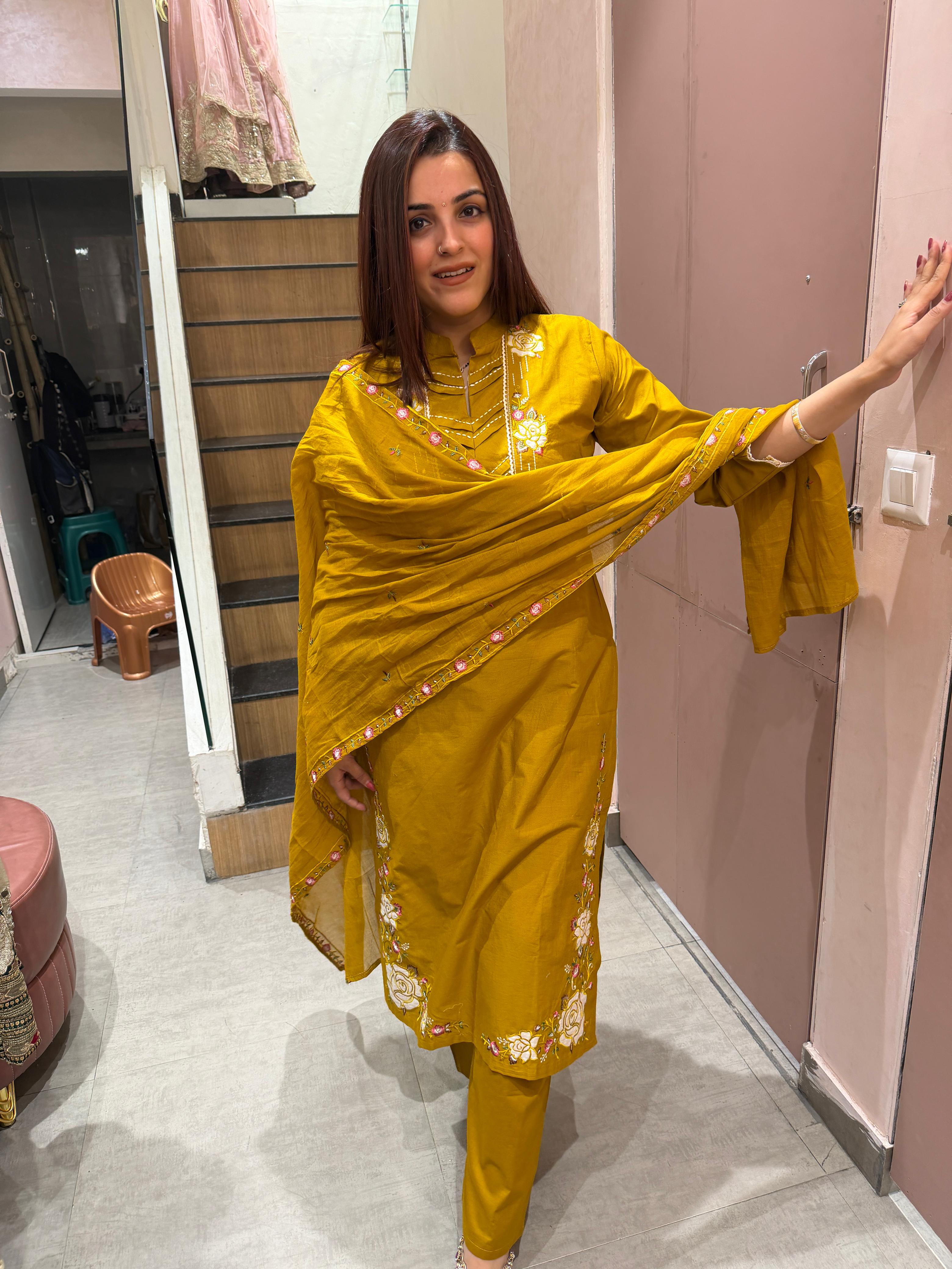 Gulzar Embroidered Suit Set