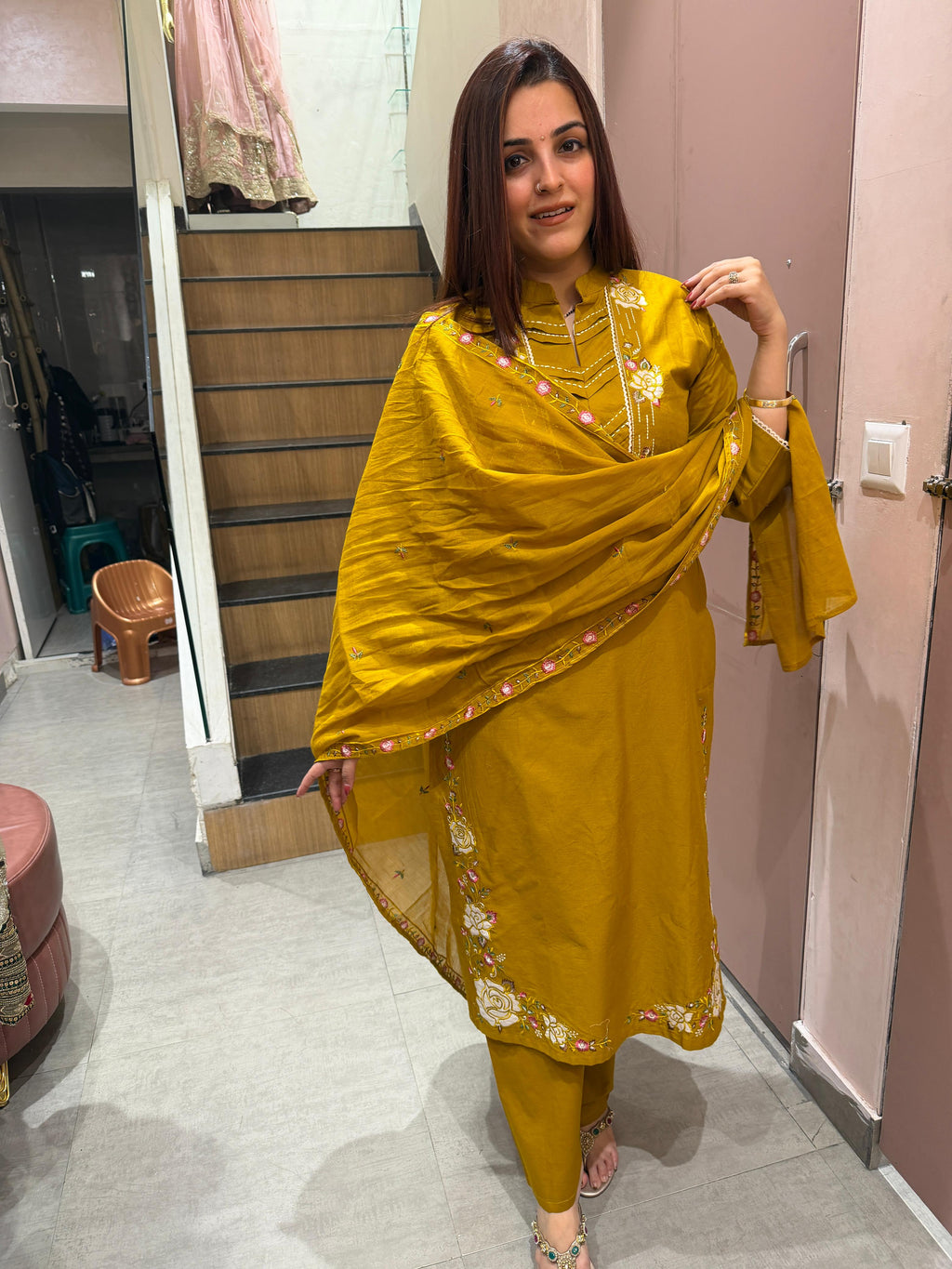 Gulzar Embroidered Suit Set