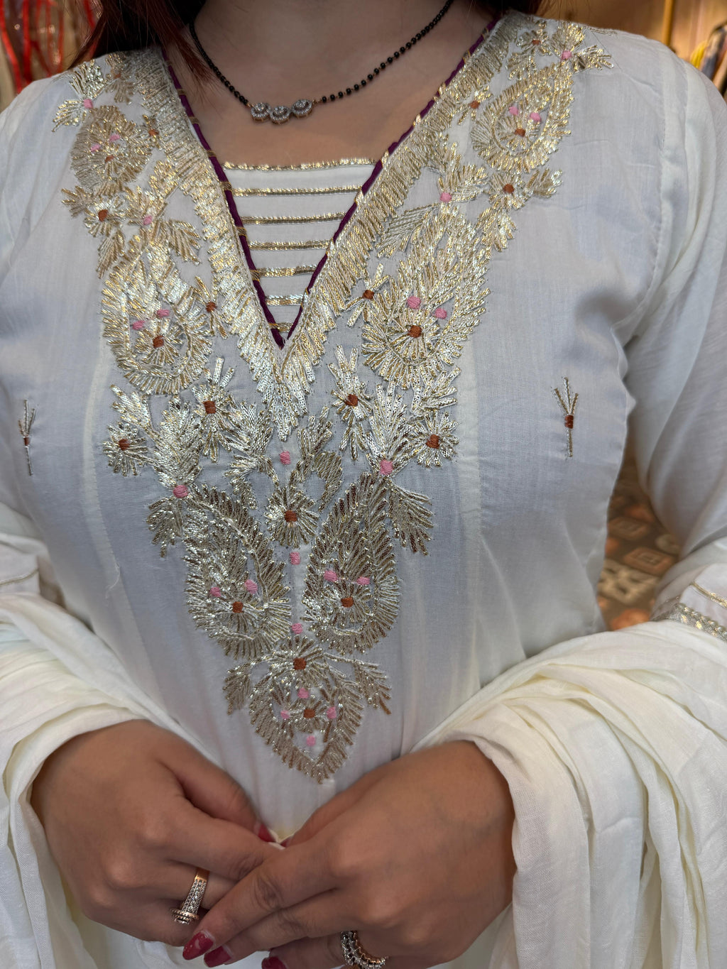 Noor Angrakha Style Suit Set