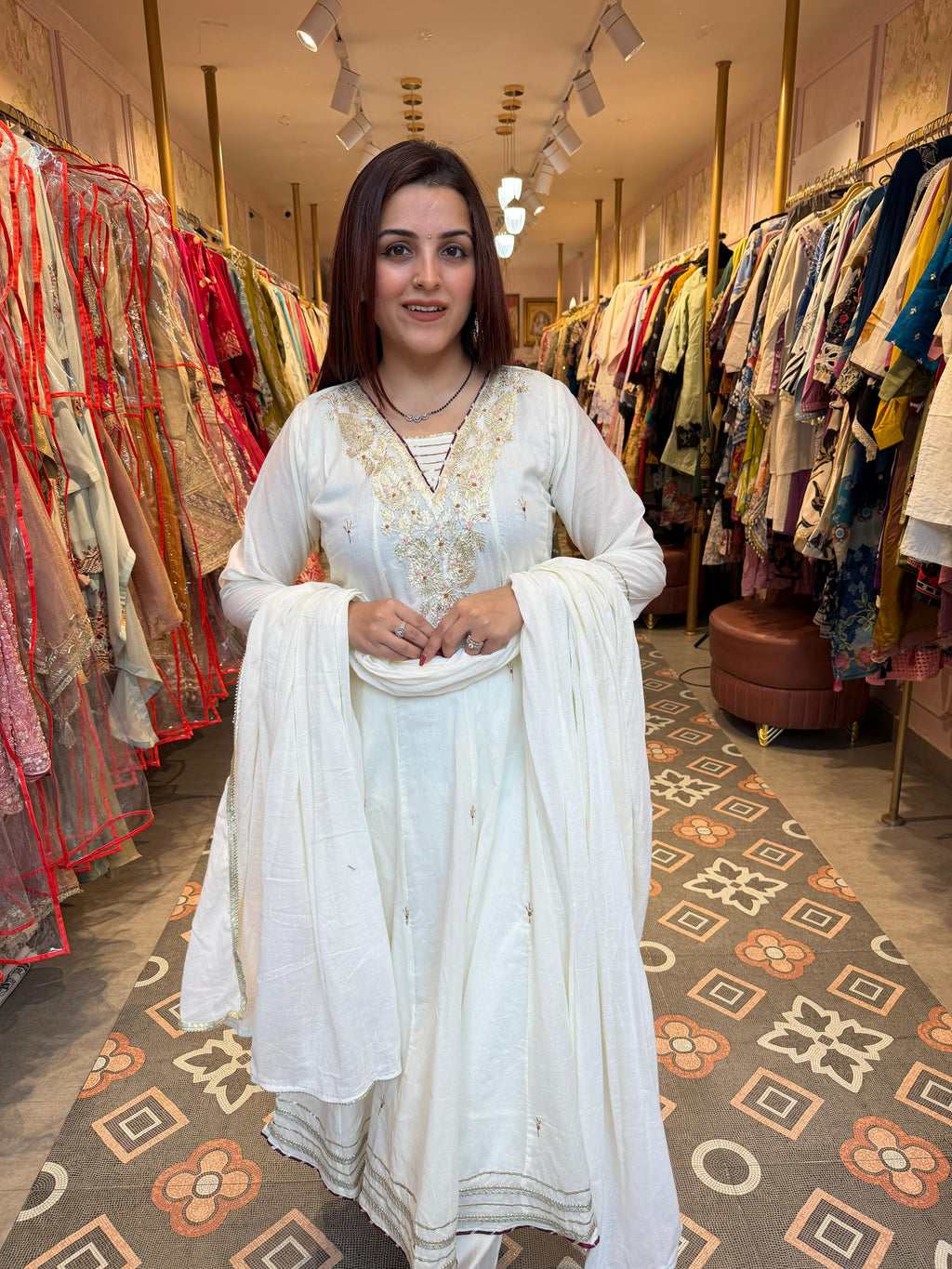 Noor Angrakha Style Suit Set