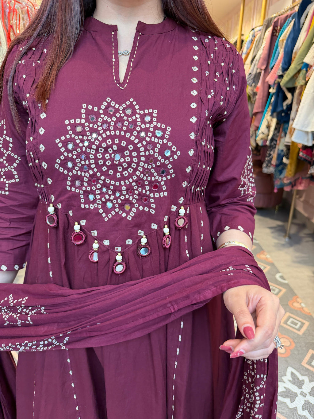 Bandhani Grace Suit Set