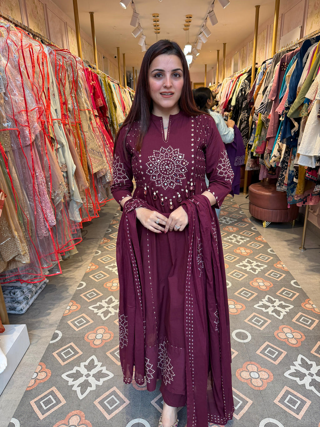 Bandhani Grace Suit Set