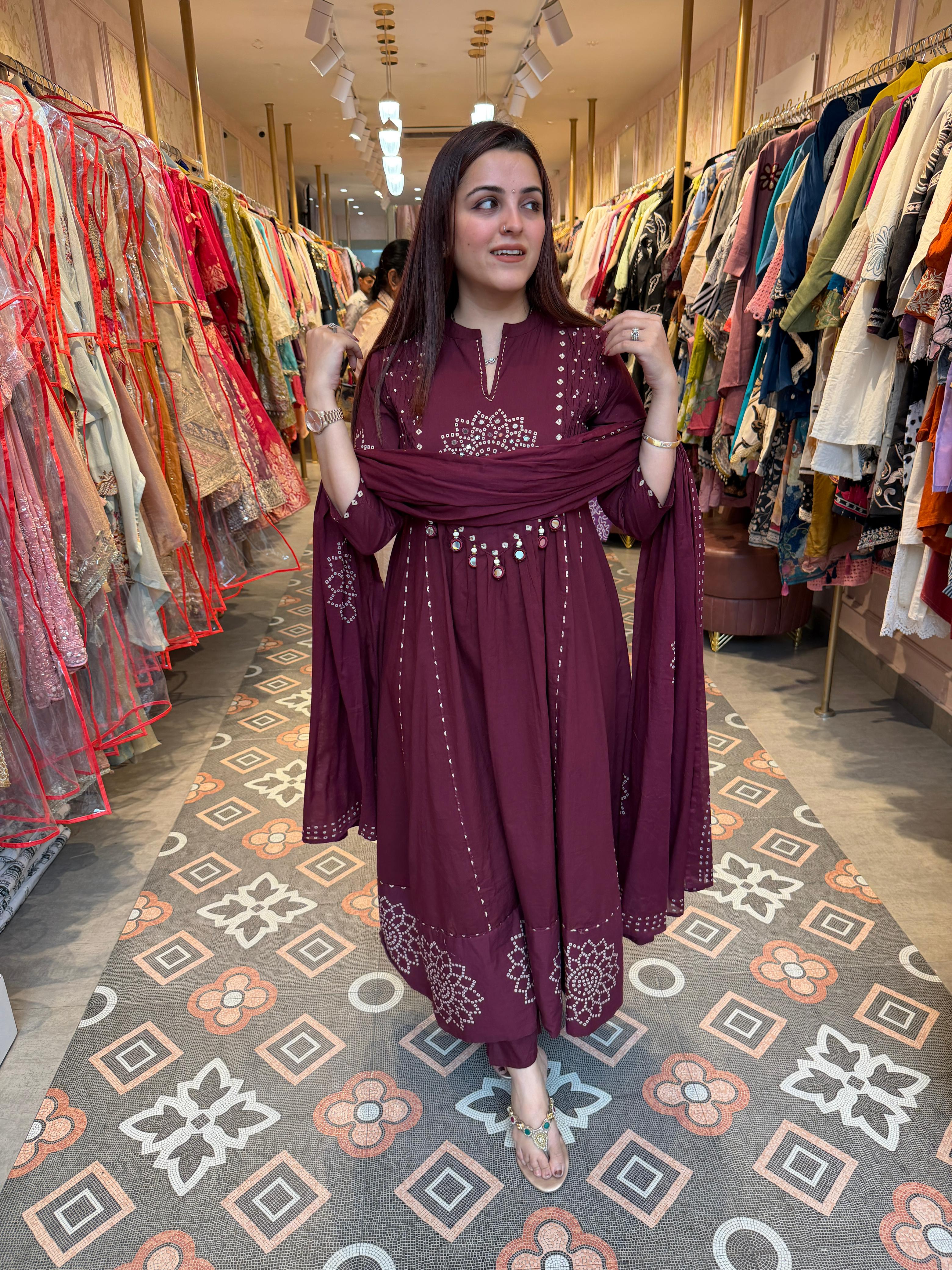 Bandhani Grace Suit Set