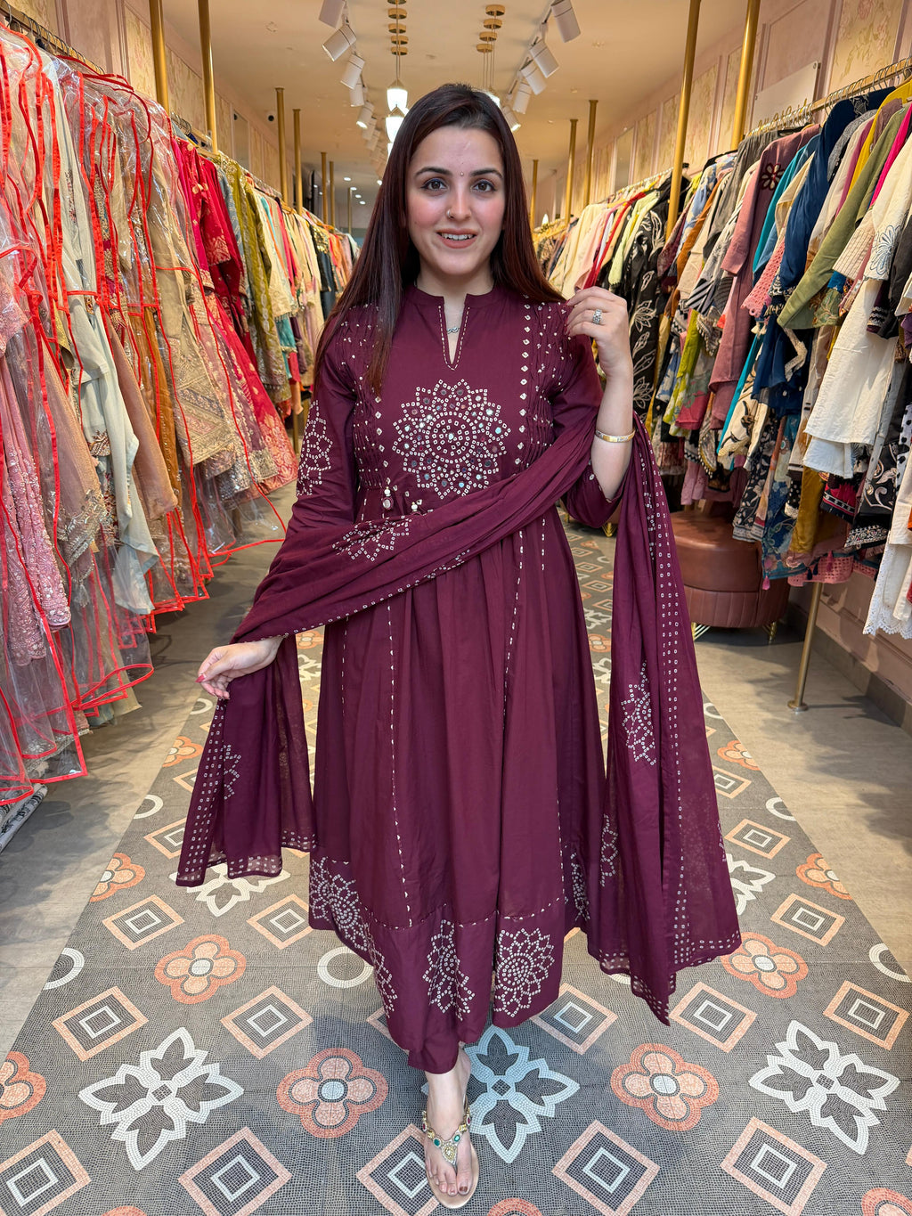 Bandhani Grace Suit Set