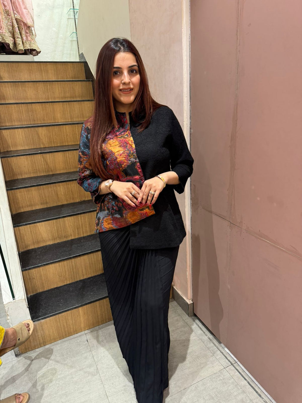 Tokyo Luxe indo Western skirt cord  Set