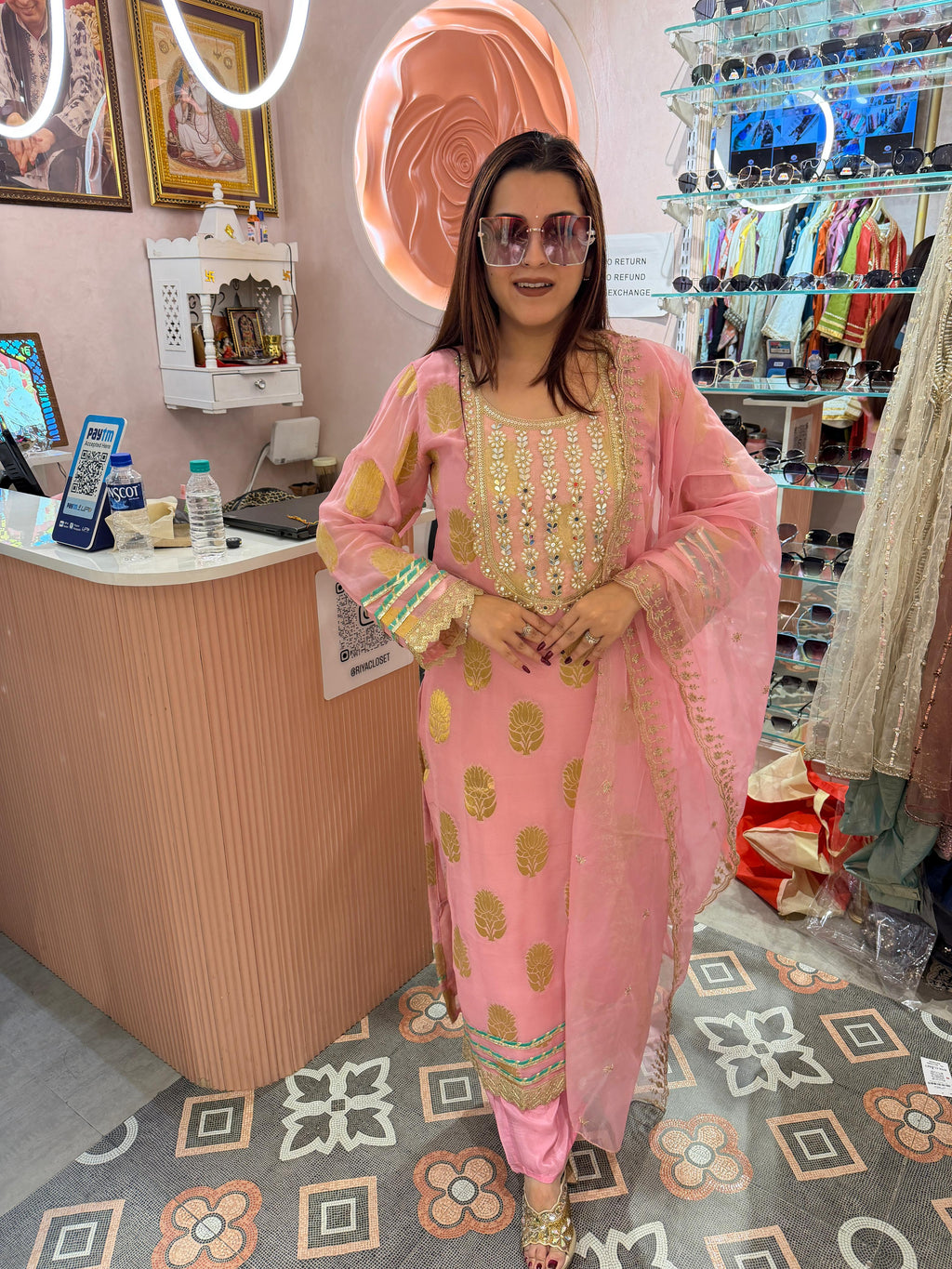 Sufia Embroidered Festive Suit