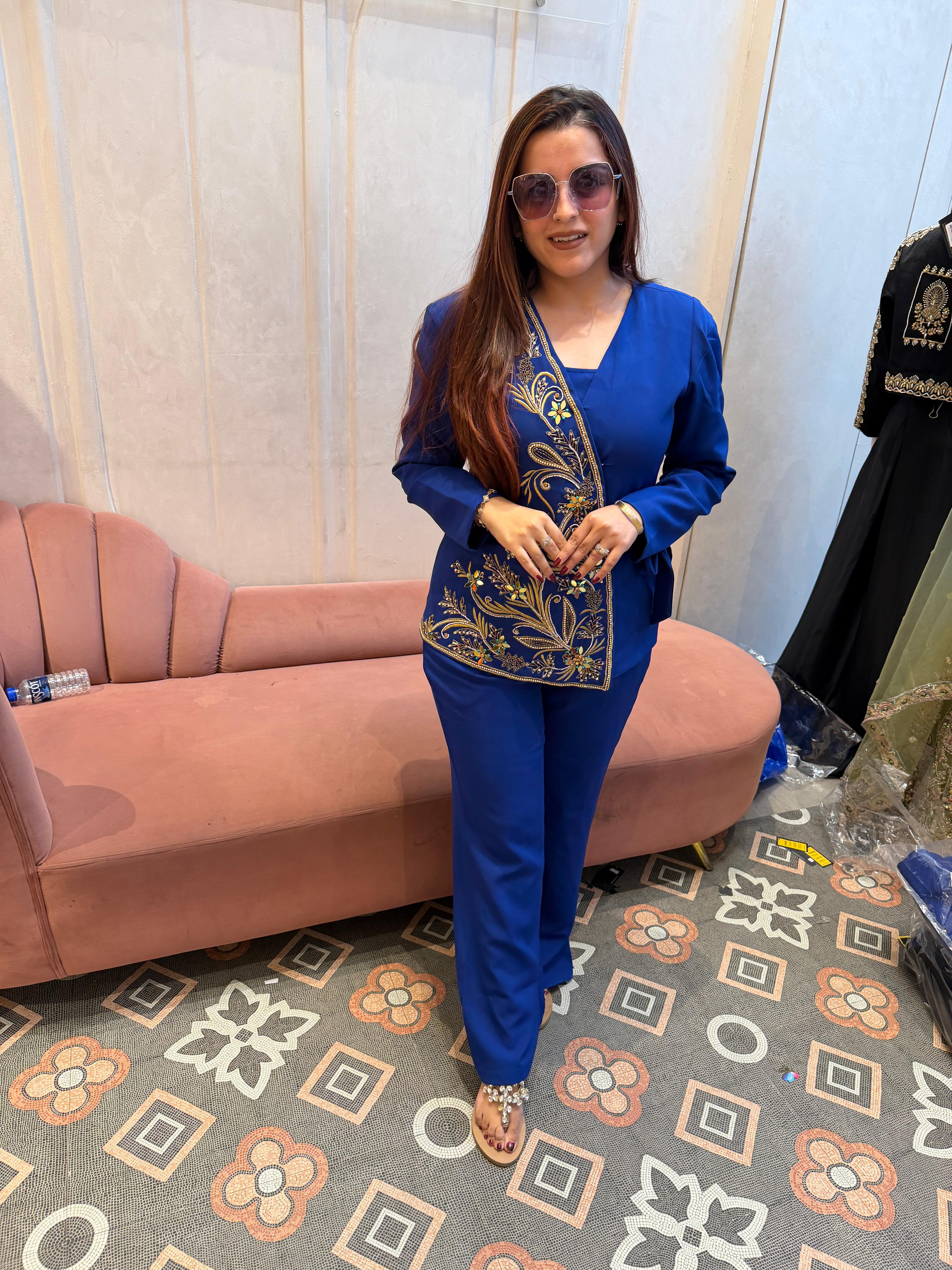 Ruhani  Embroidered Co-Ord Set