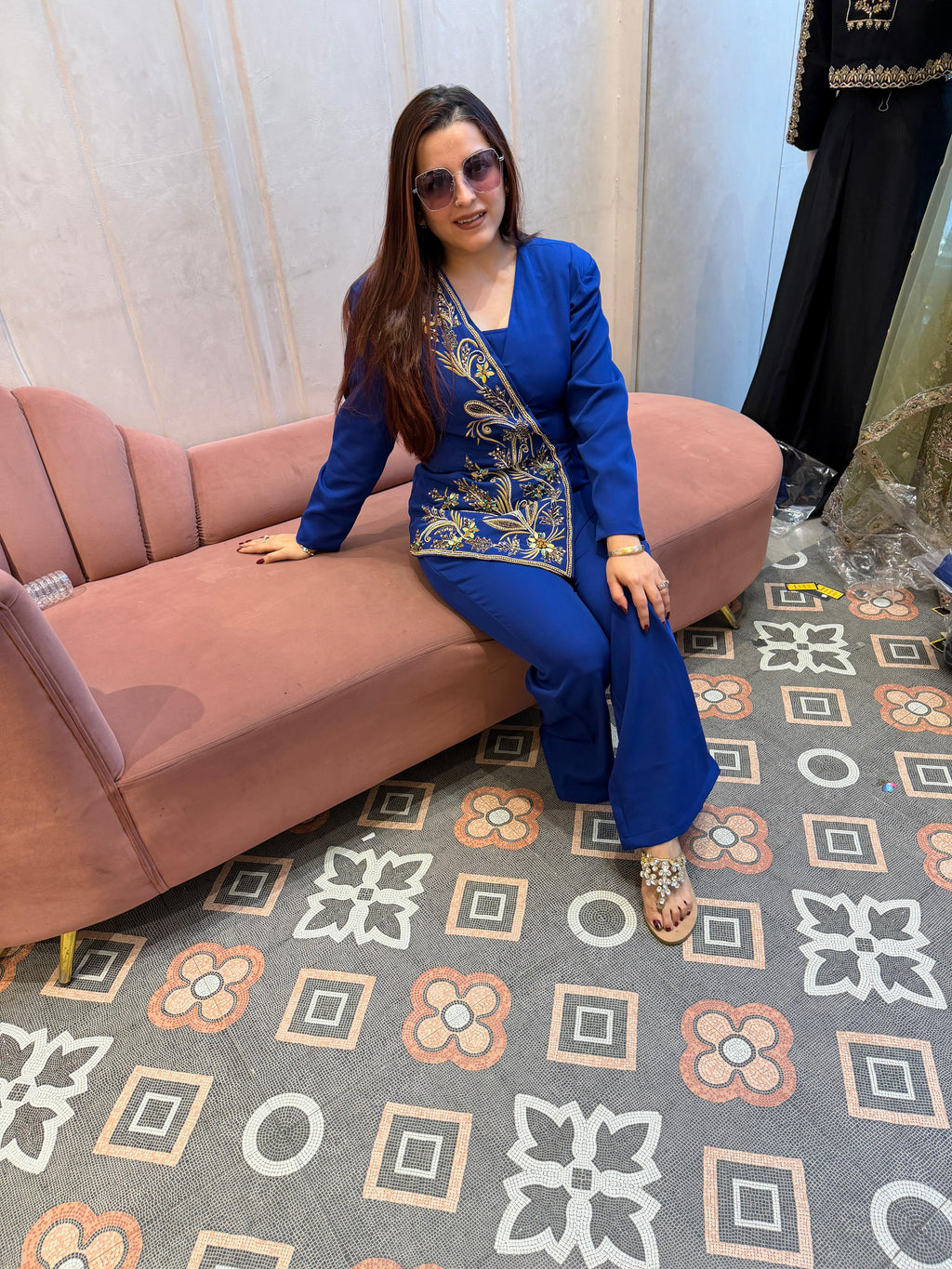 Ruhani  Embroidered Co-Ord Set