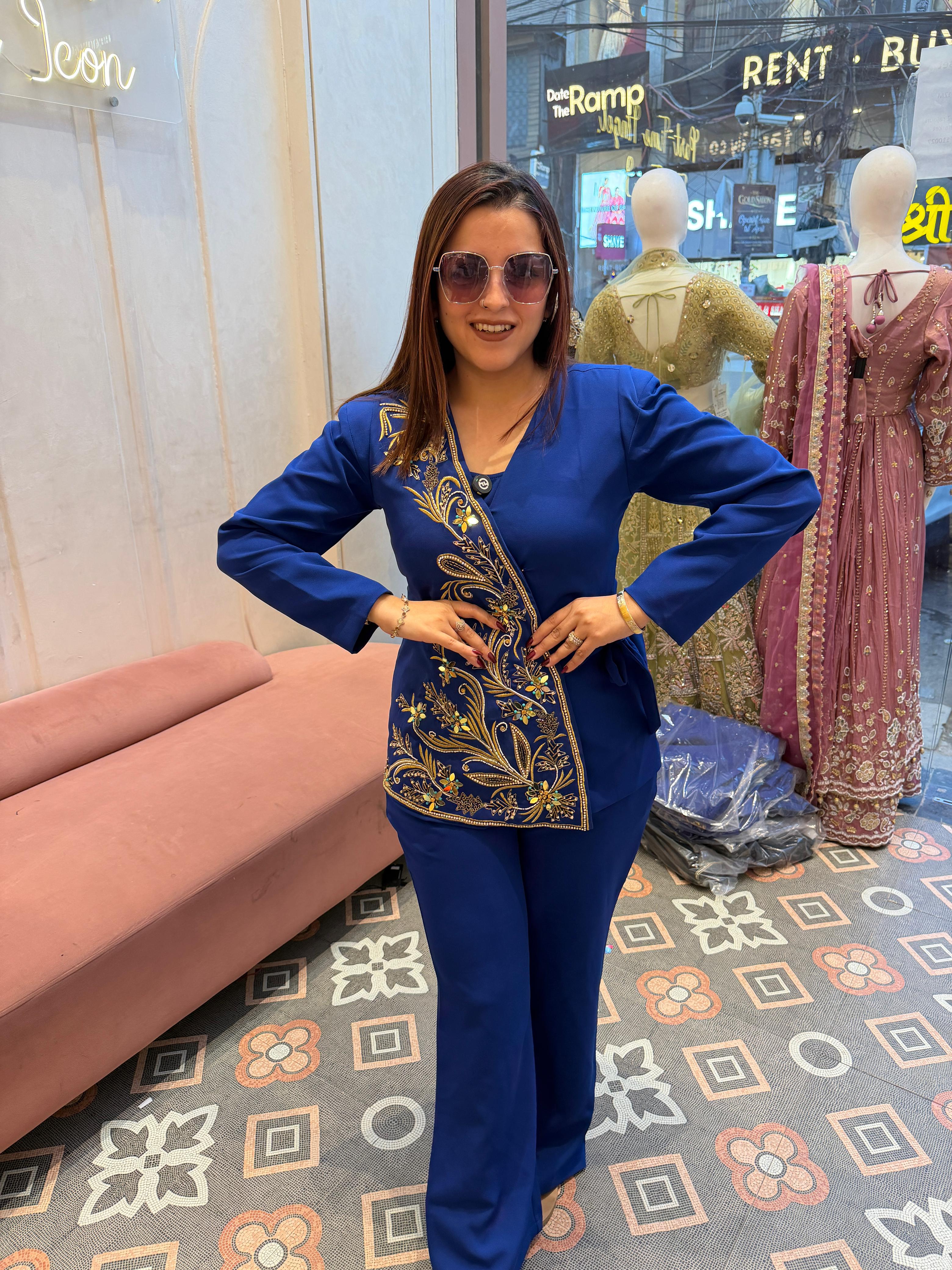 Ruhani  Embroidered Co-Ord Set