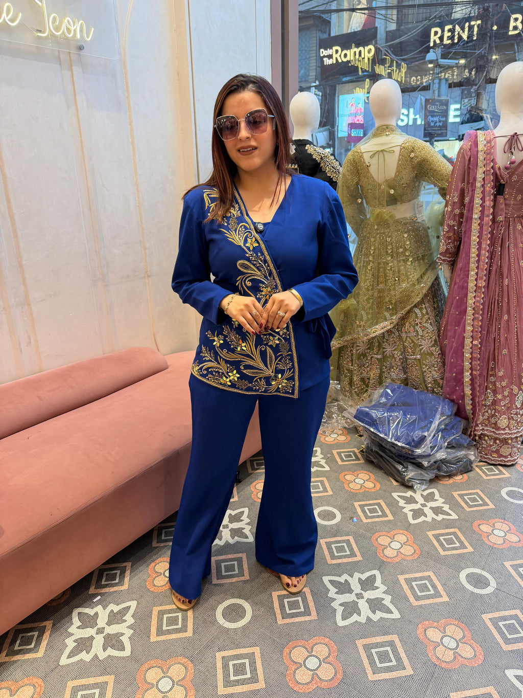 Ruhani  Embroidered Co-Ord Set