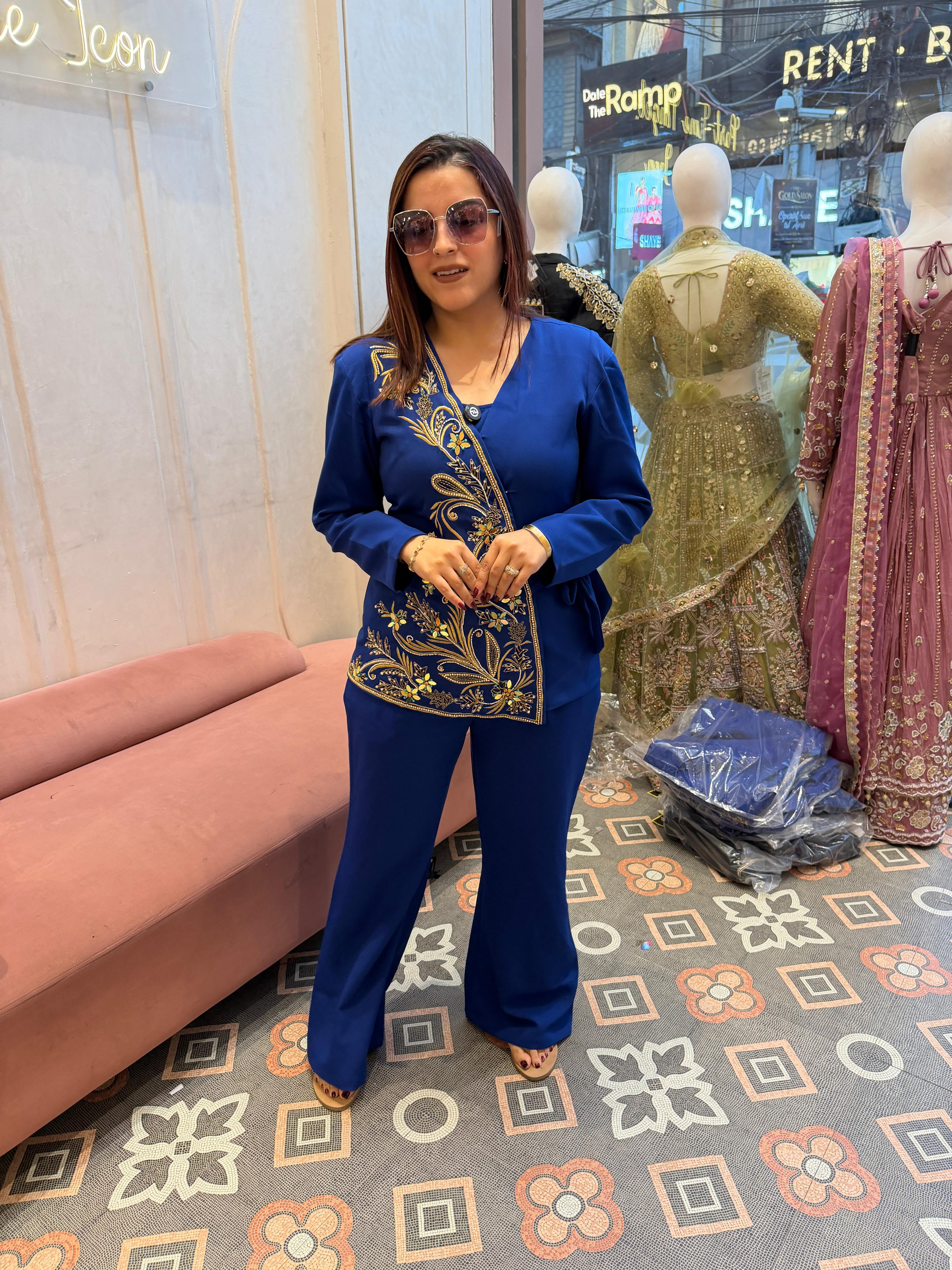 Ruhani  Embroidered Co-Ord Set