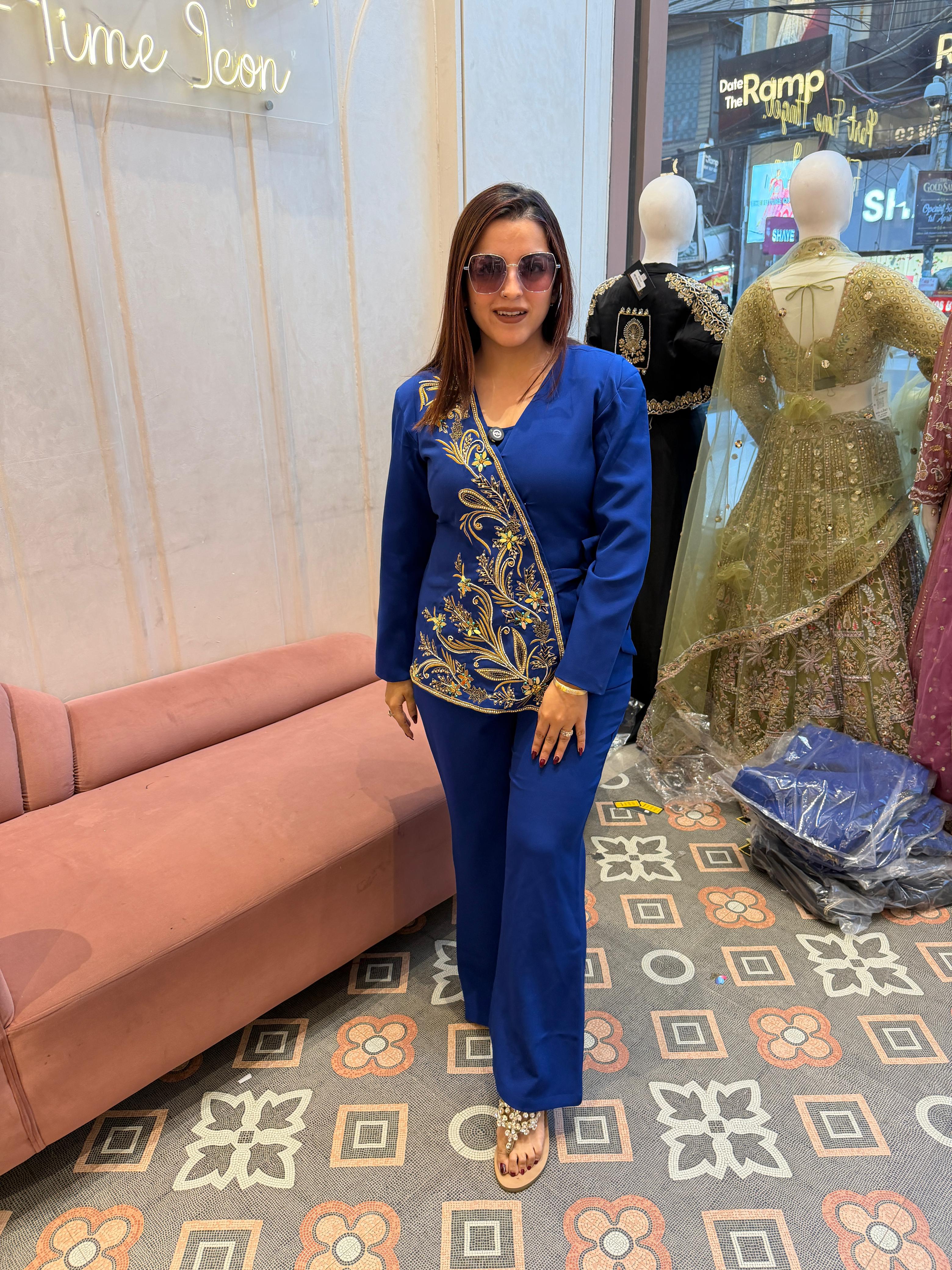 Ruhani  Embroidered Co-Ord Set