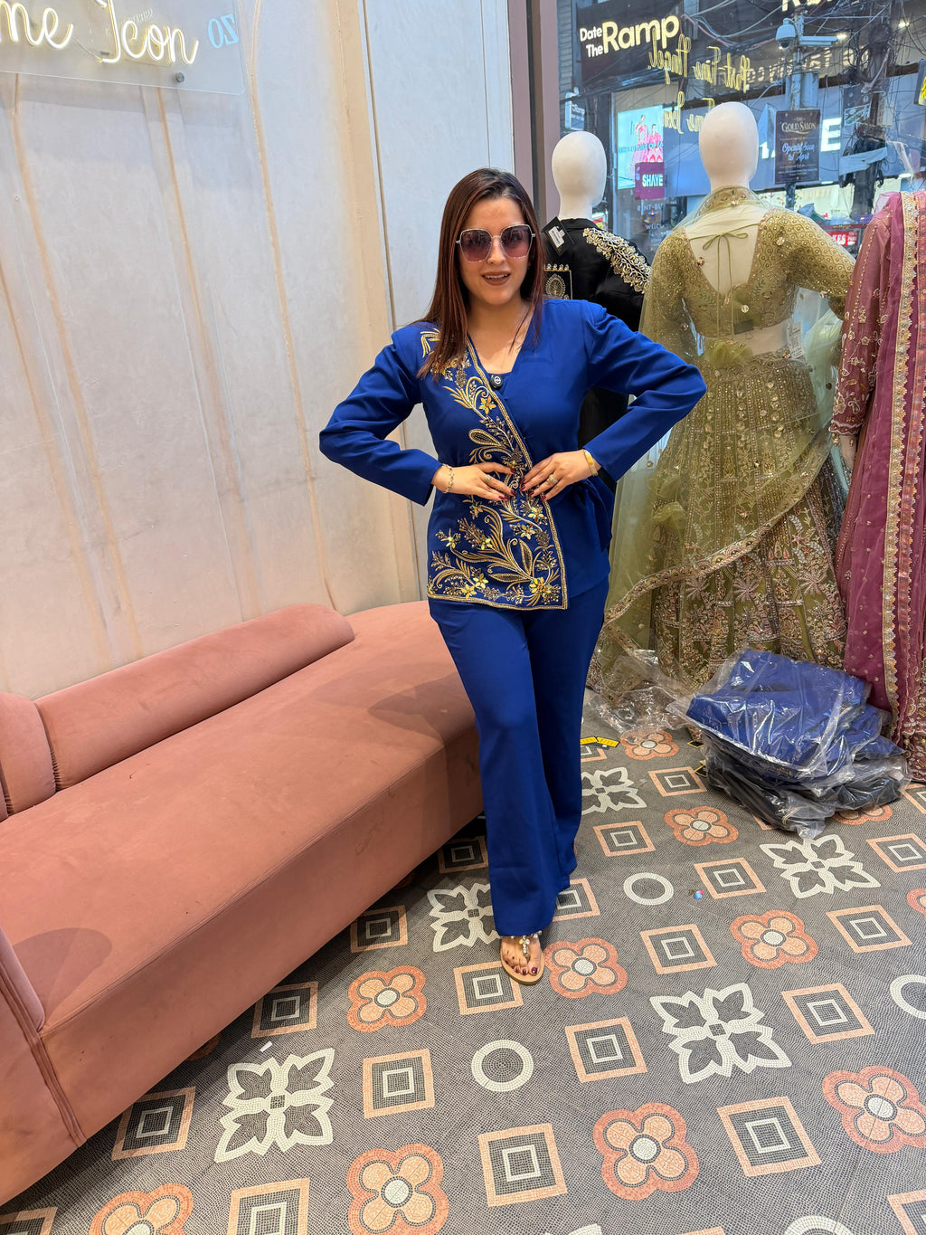 Ruhani  Embroidered Co-Ord Set