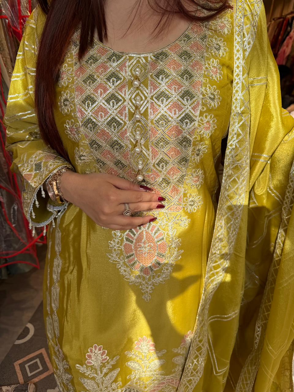 Sunlit Noor Embroidered Suit Set