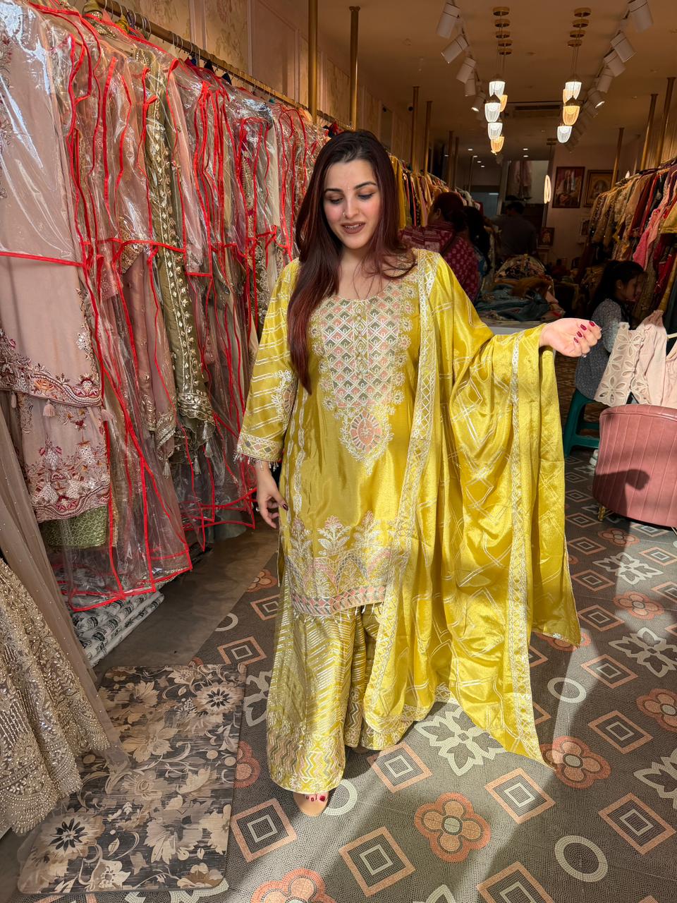 Sunlit Noor Embroidered Suit Set