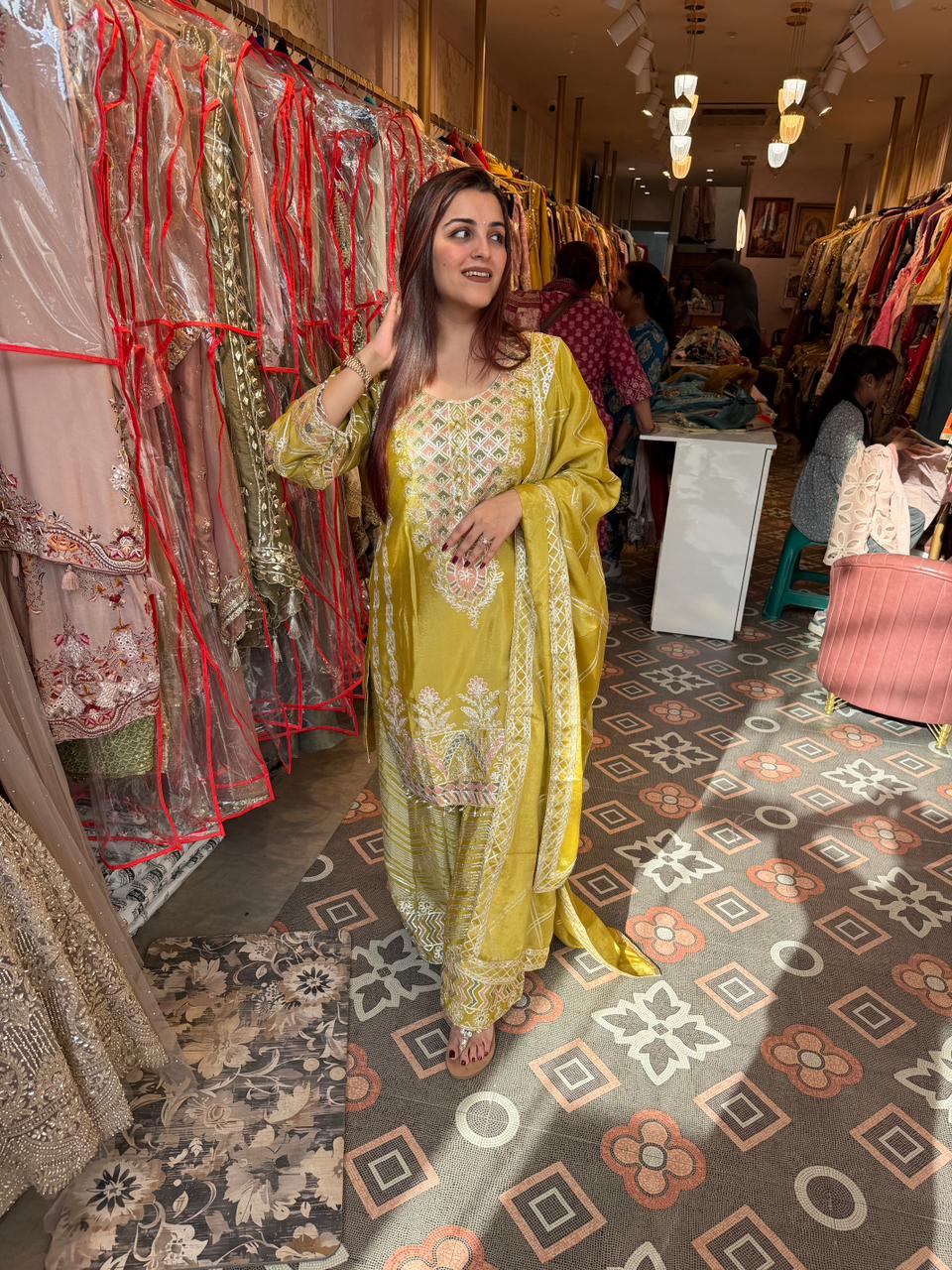 Sunlit Noor Embroidered Suit Set