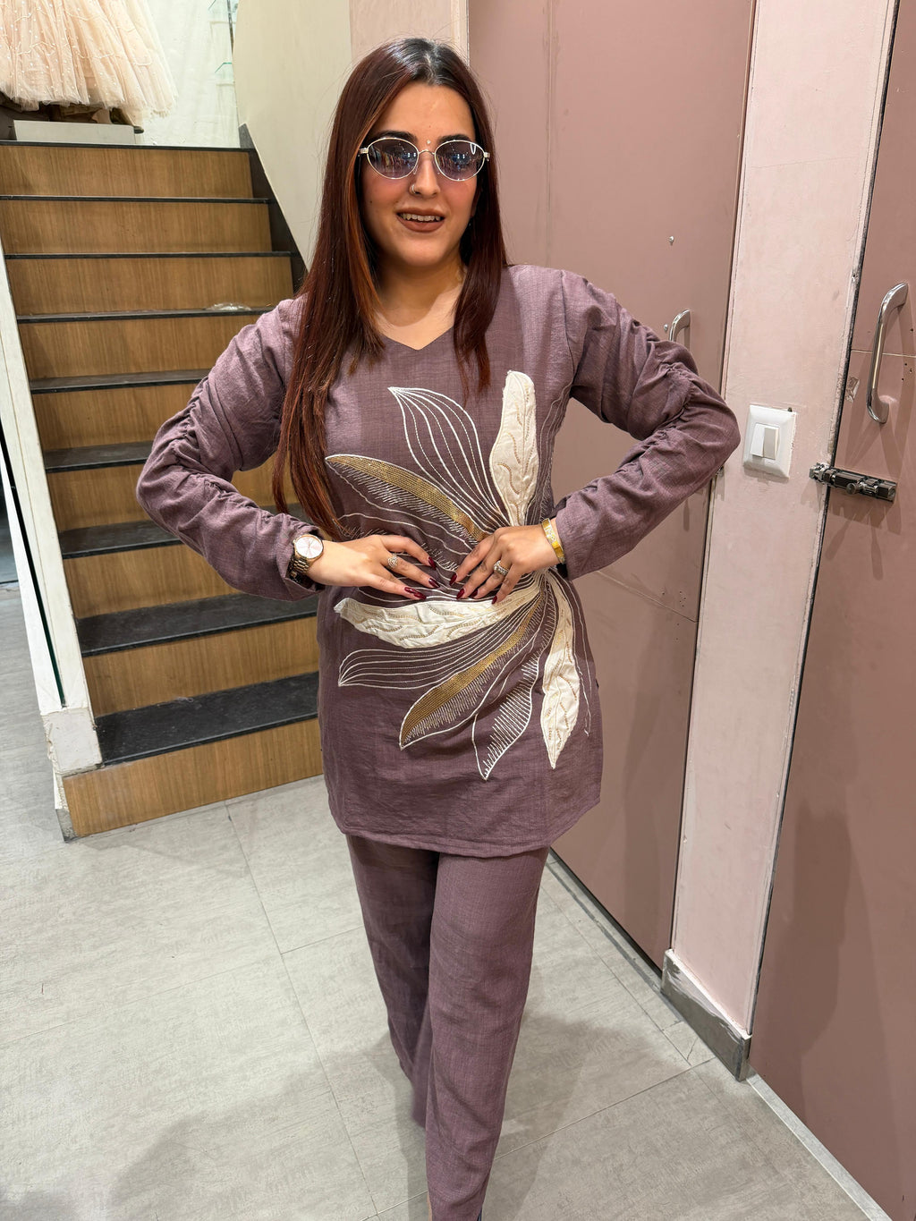 Som embroidered Co-Ord Set