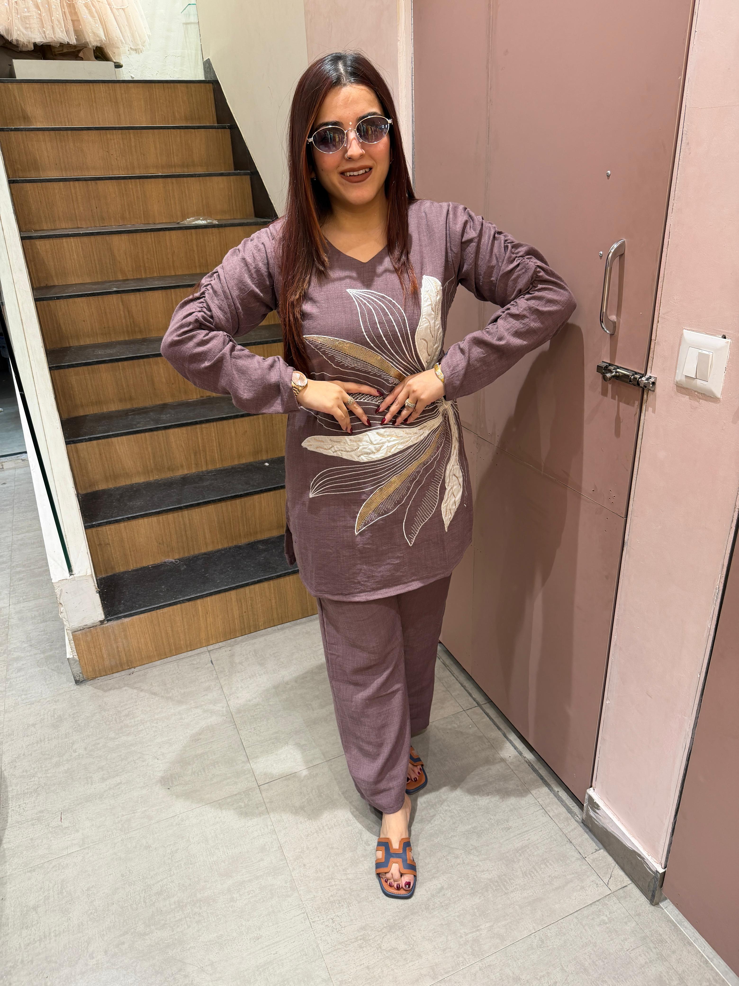 Som embroidered Co-Ord Set