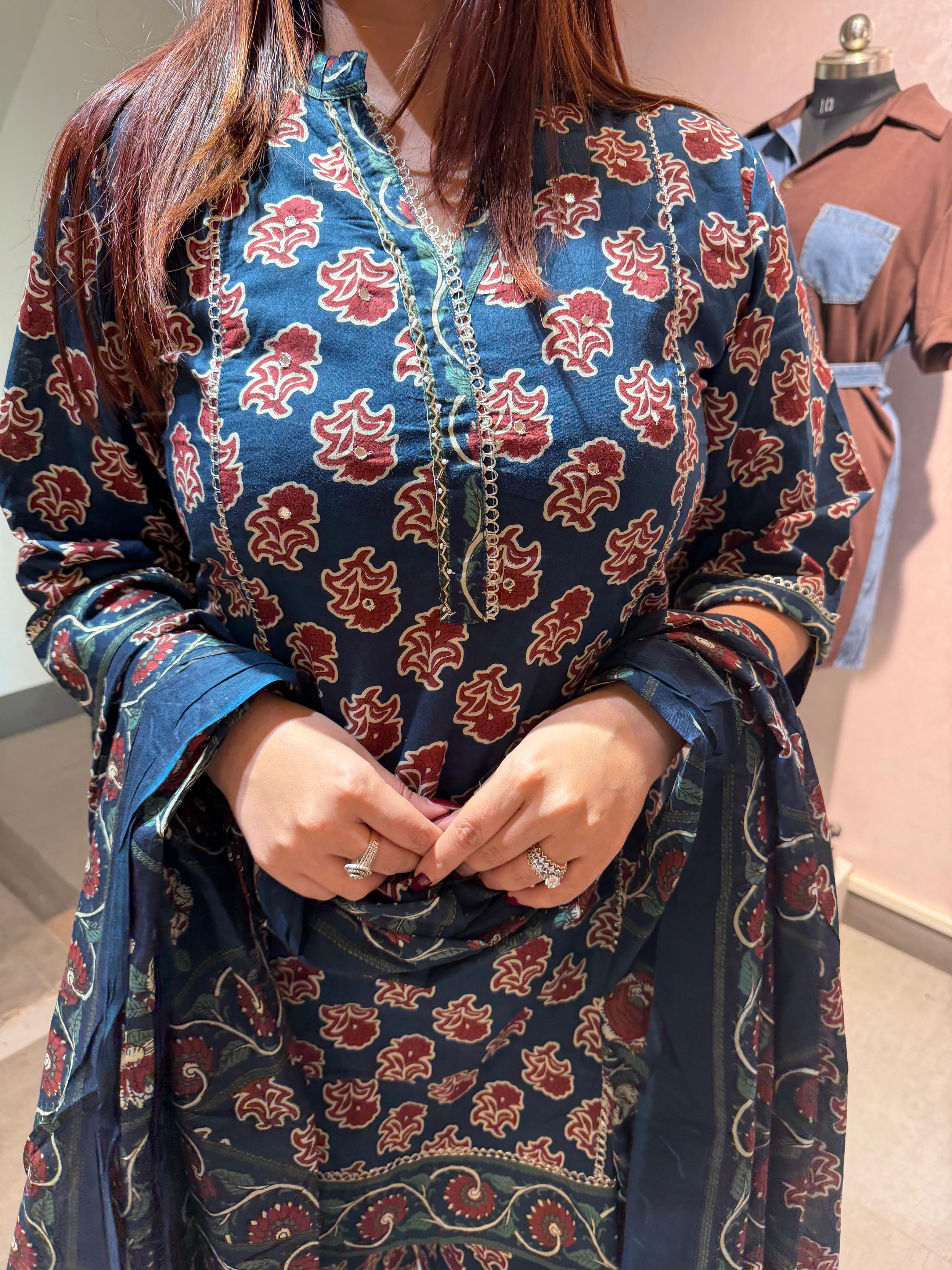 Indigo Kurta Set