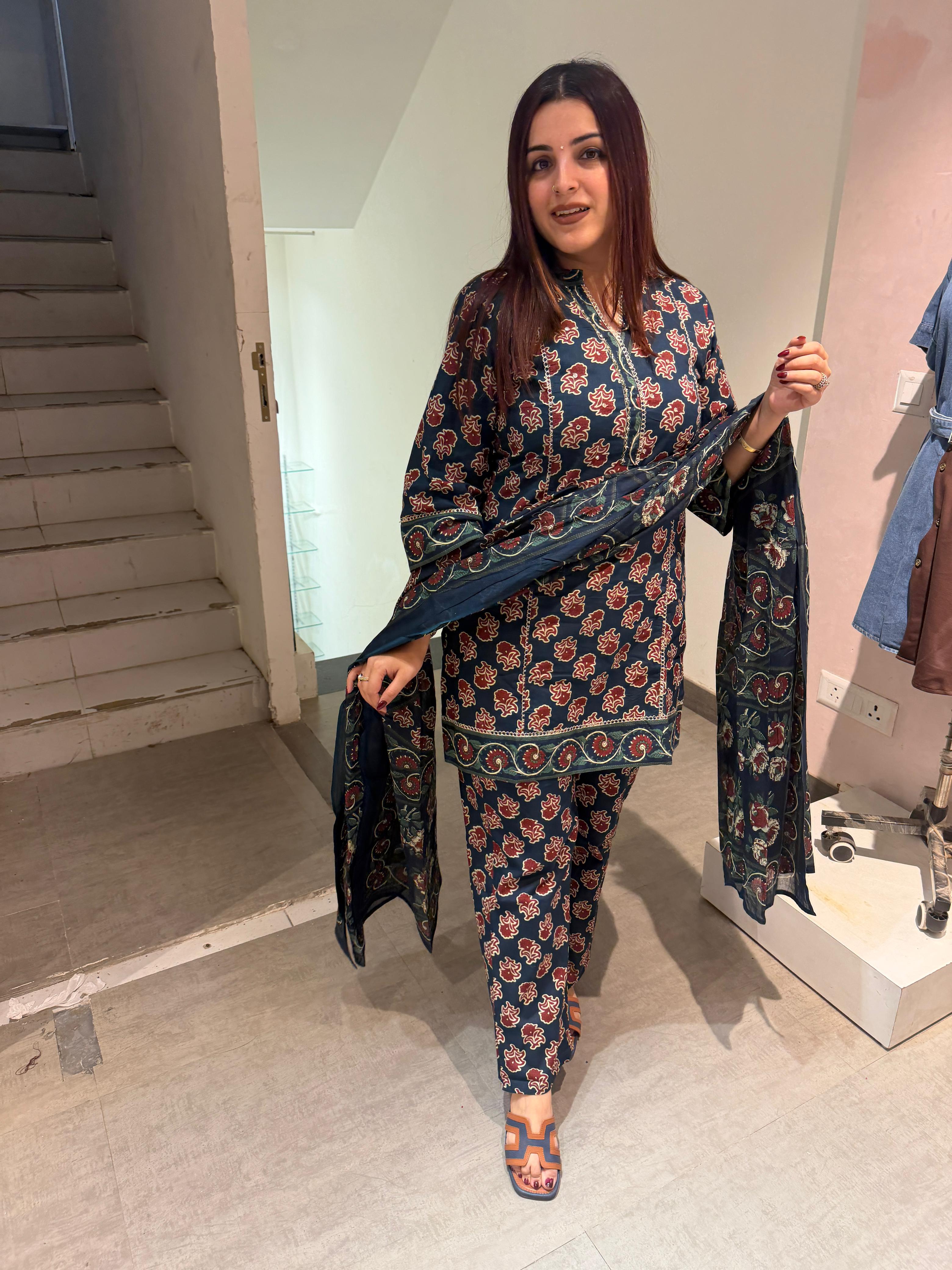 Indigo Kurta Set