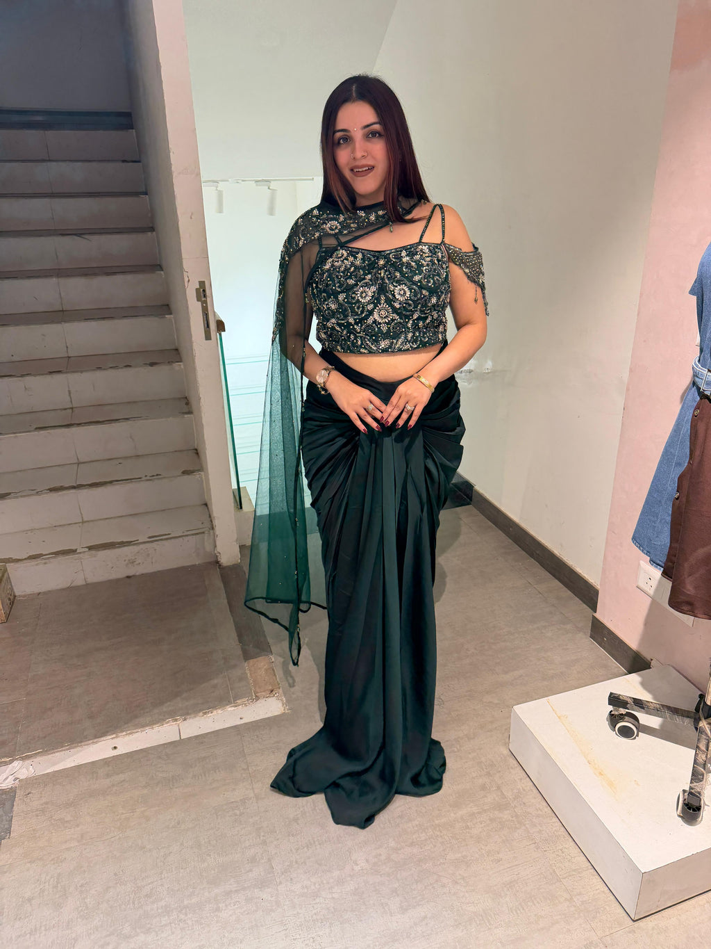 Jinsen Embellished indo Western set