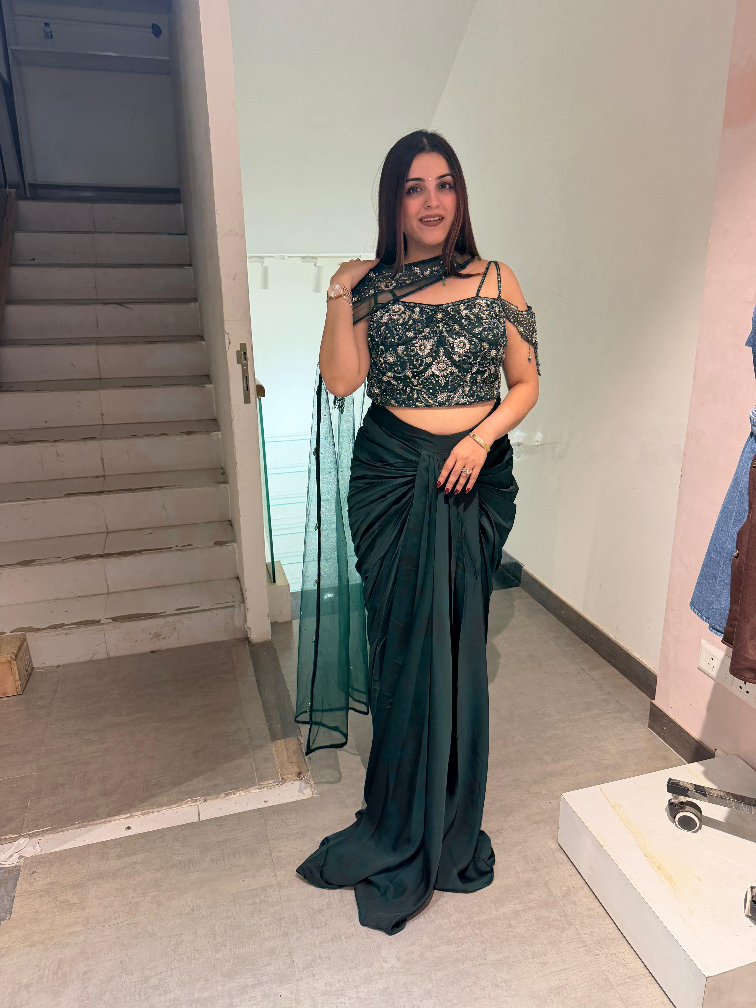 Jinsen Embellished indo Western set