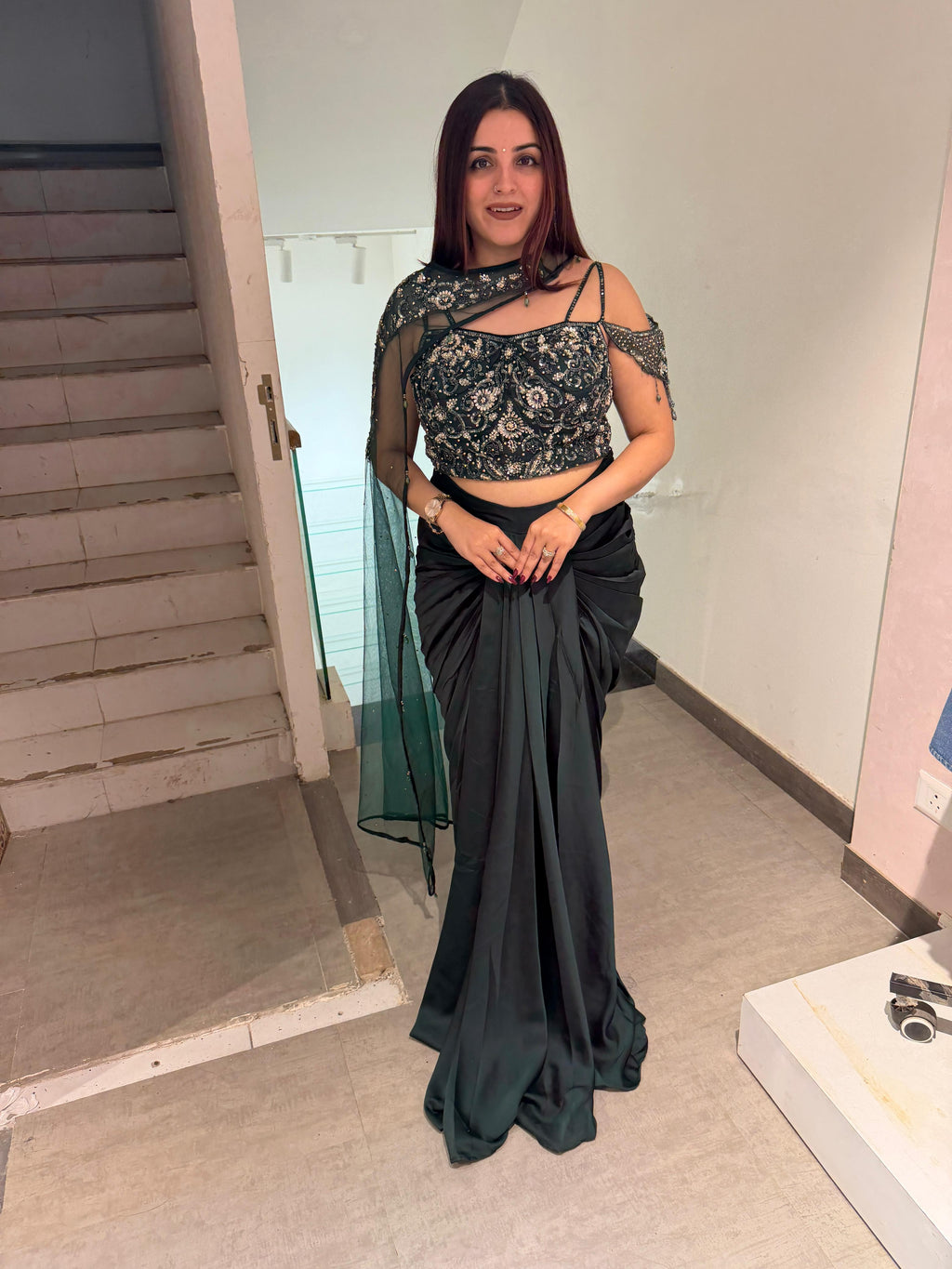 Jinsen Embellished indo Western set